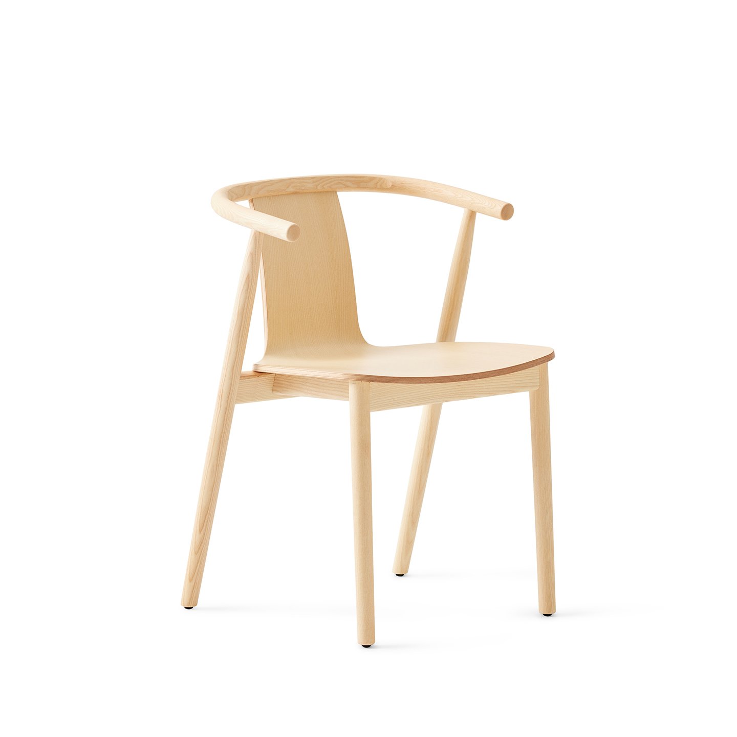 White sweep photography of Cappellini's Bac Guest Chair