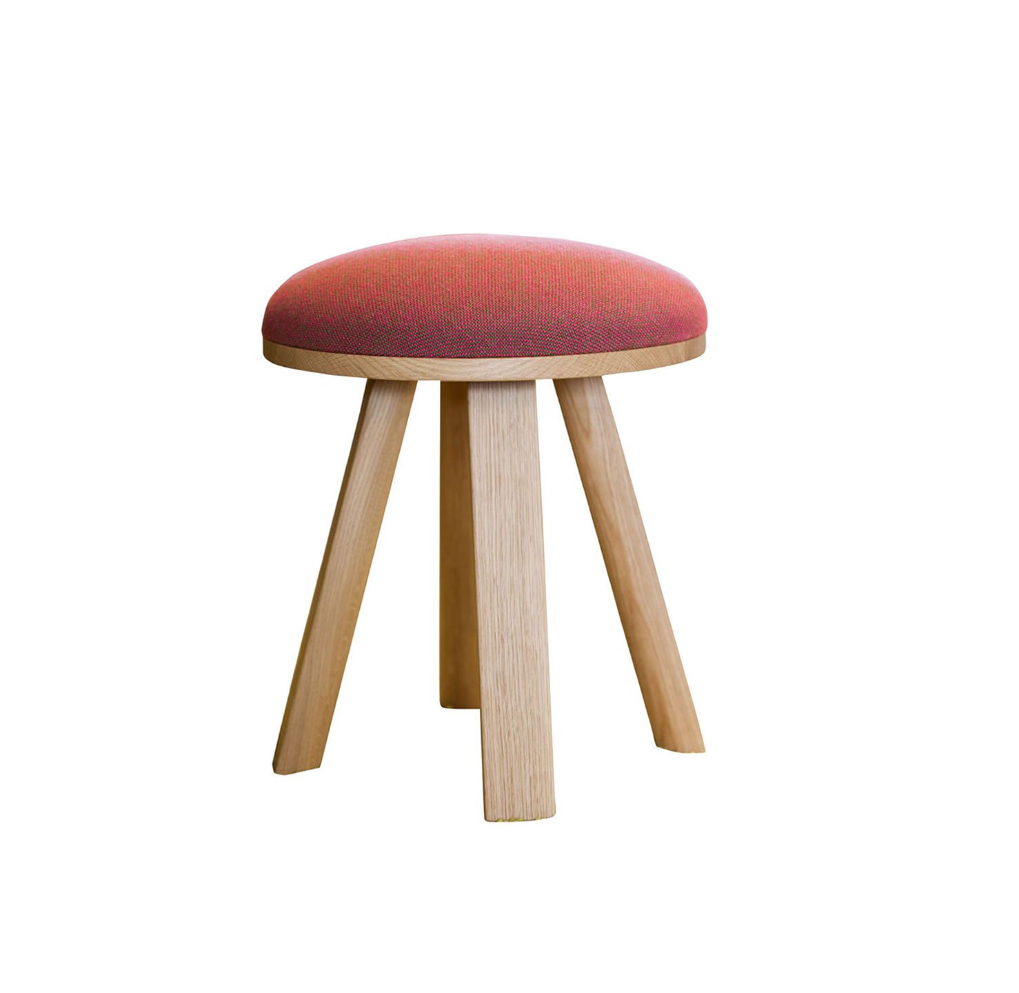 Haworth Buzzimilk stool in red and wood color