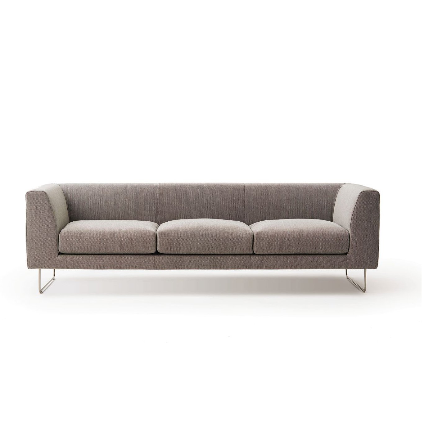 Haworth Elan three seater sofa in grey upholstery 