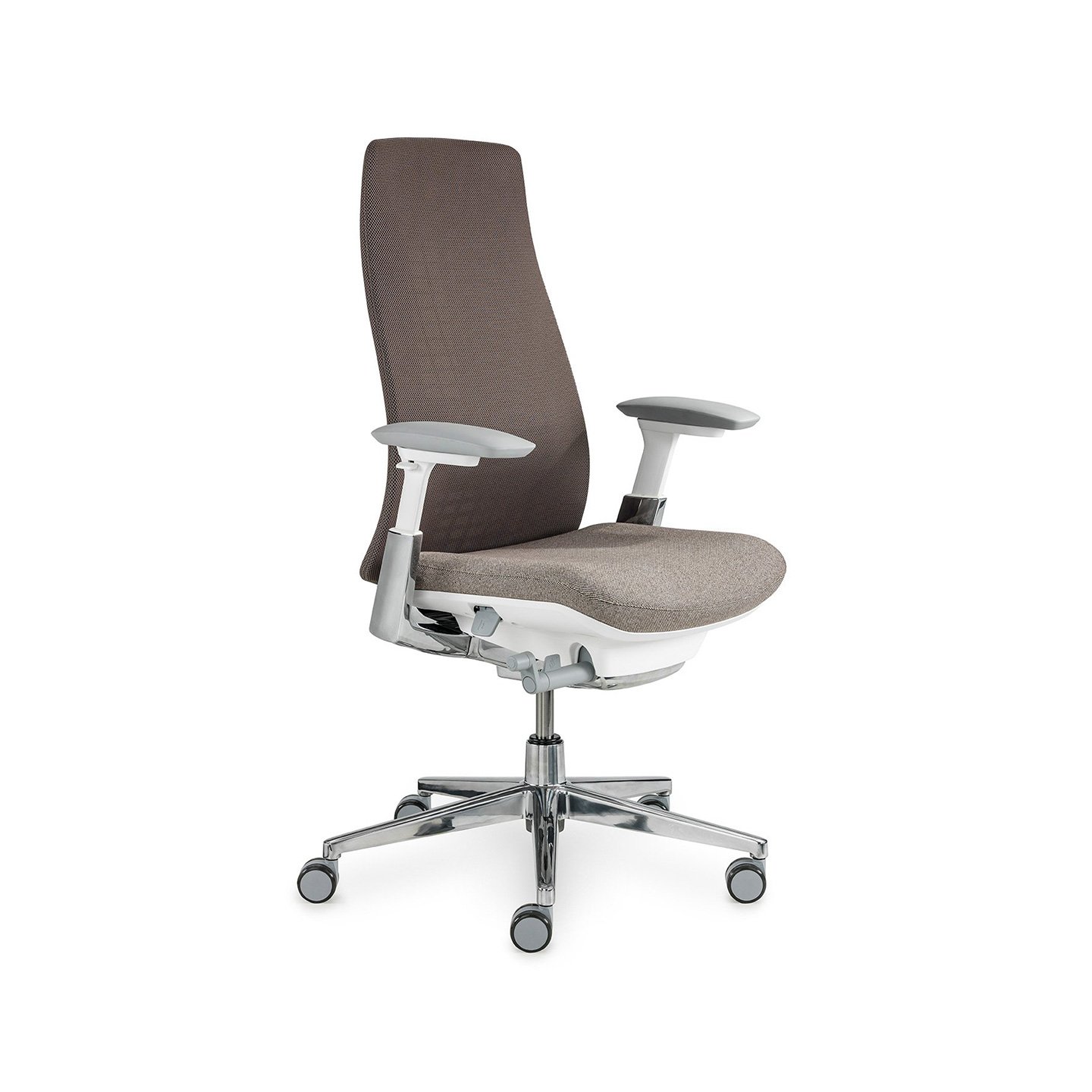 Haworth Fern Task chair in brown seen at an angle