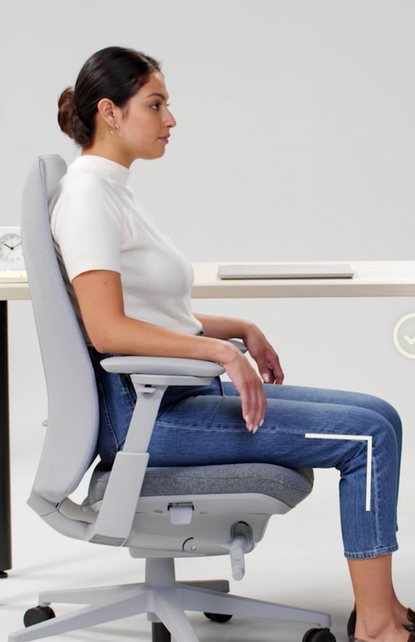 Haworth Fern chair adjustment video view 1