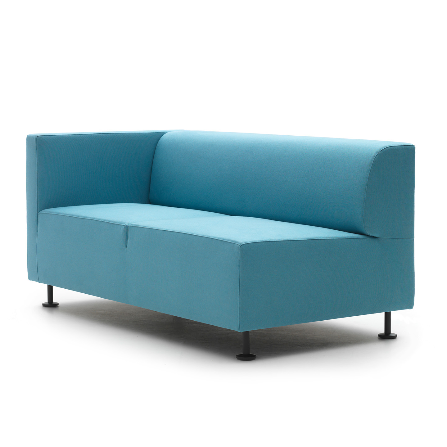 Haworth Gambetta lounge sofa in blue color for casual seating