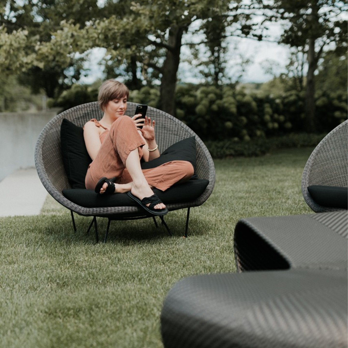 Haworth Gigi II lounge chair in a open recreational space