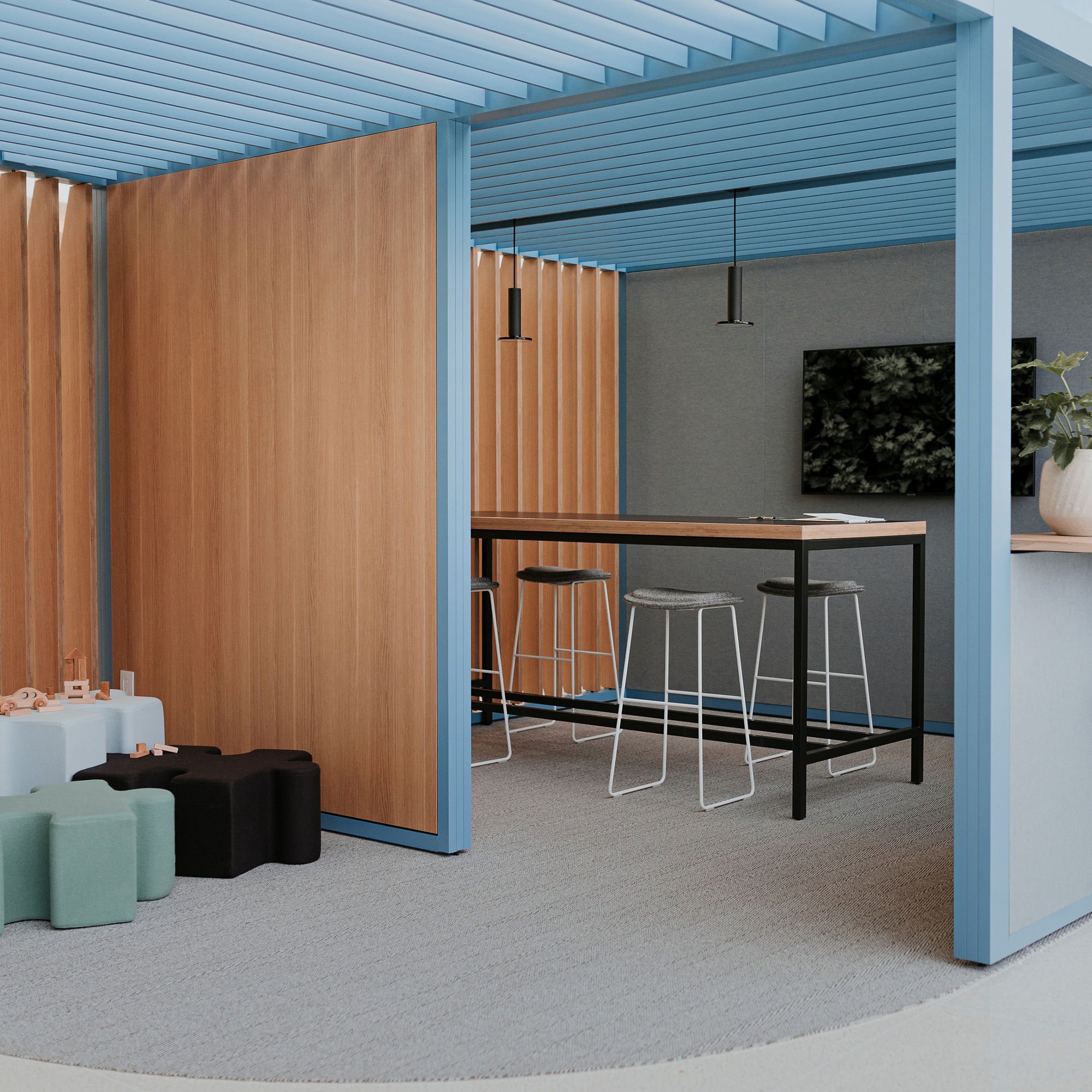 Hi Pad Stools | Haworth