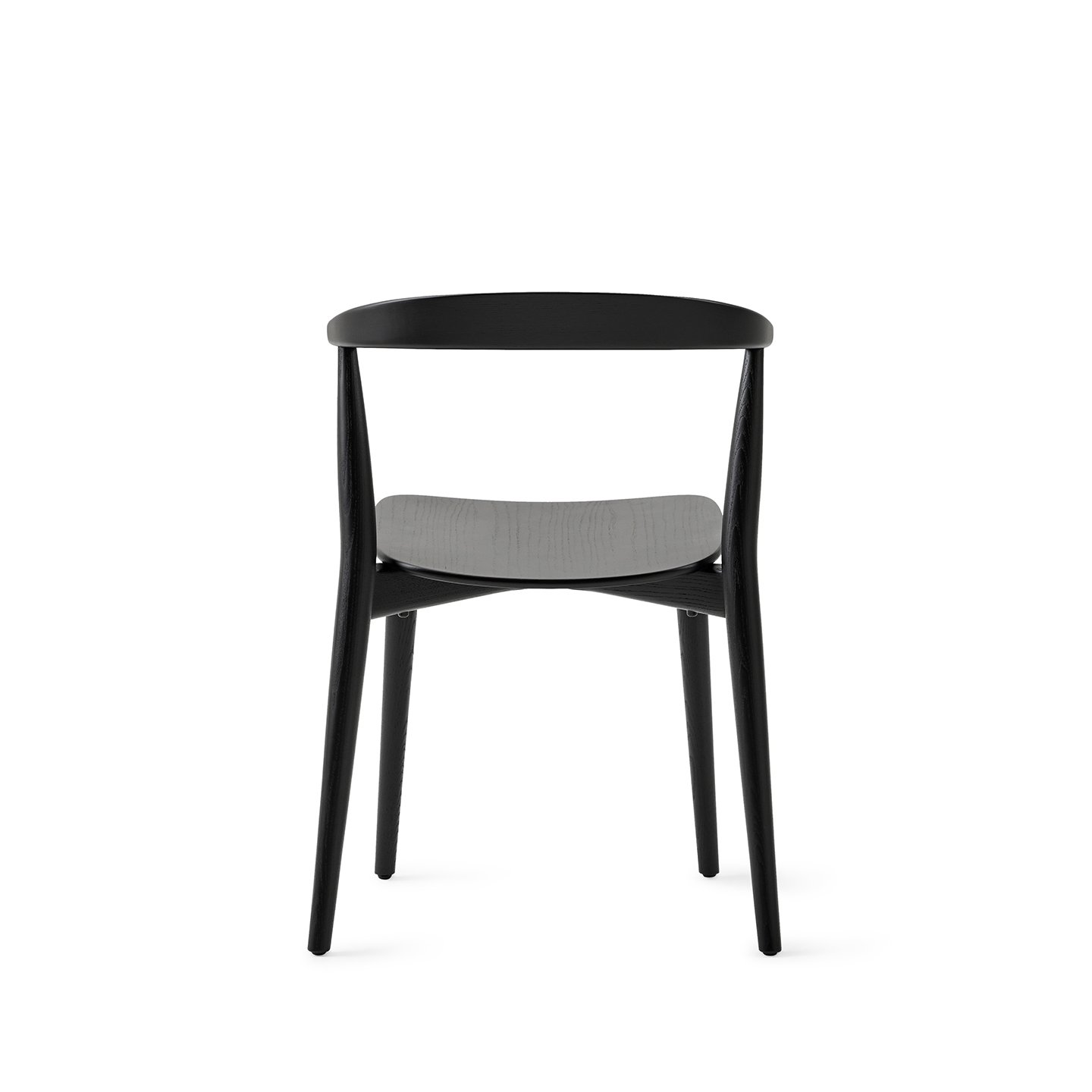 White sweep photography of Cappellini's Newood Light Chair and Stool 