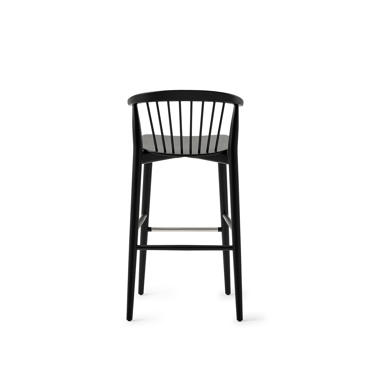 White sweep photography of Cappellini's Newood Guest Chair and High Stool 