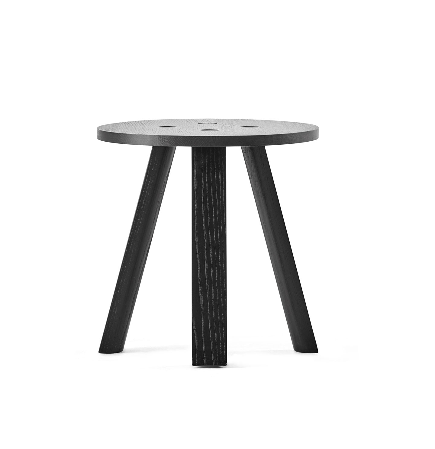 Haworth Buzzimilk table circular in ash black stained wood