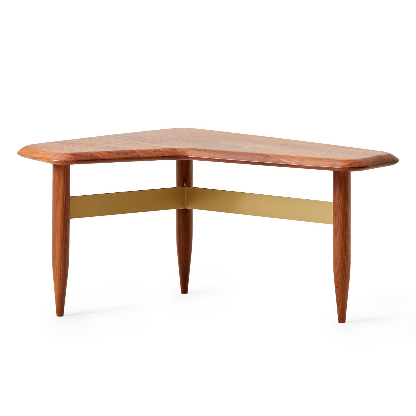 Haworth BuzziNordic Table in walnut 3 legged