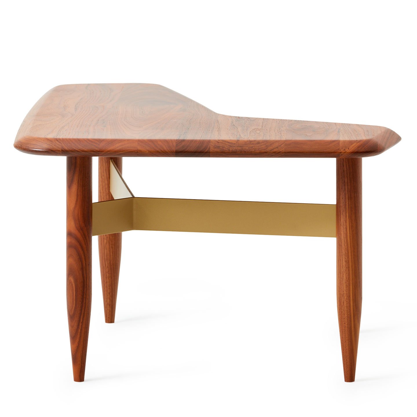 Haworth BuzziNordic Table in walnut 3 legged