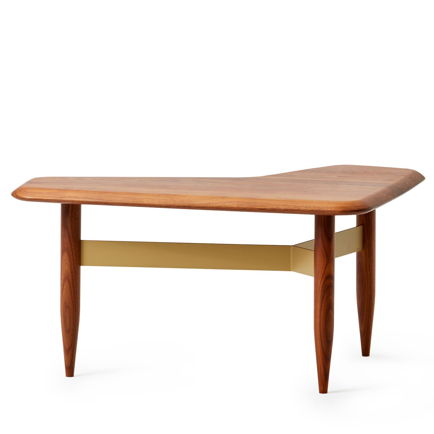 Haworth BuzziNordic Table in walnut 3 legged