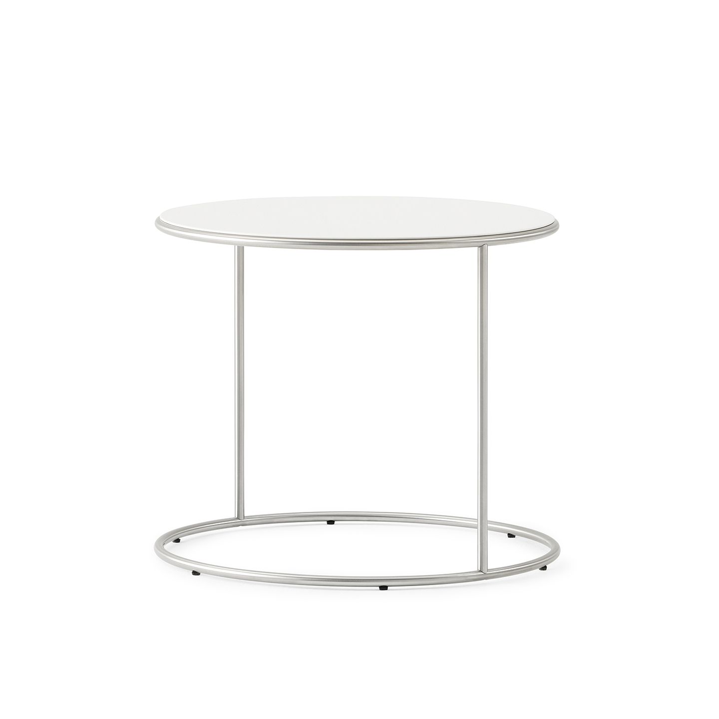 White sweep photography of Cappellini's Cannot Table in Matte White and Matte Anthracite