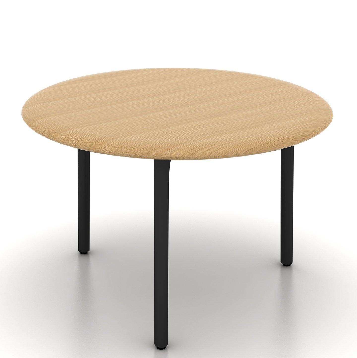 Haworth Openest Sprig Side Table White Oak Hardwood circular top with three legs