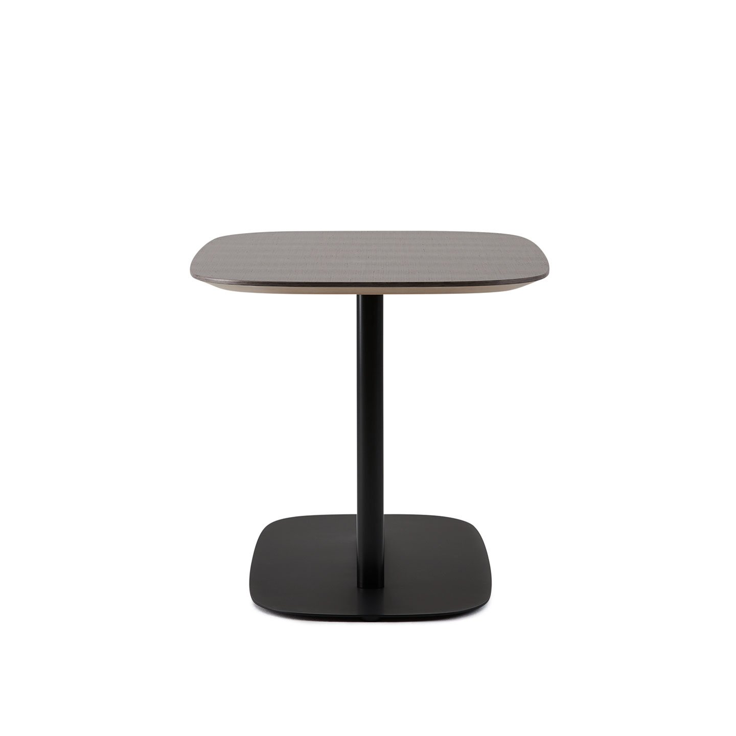 Haworth Pip Collaborative Table in grey with black base