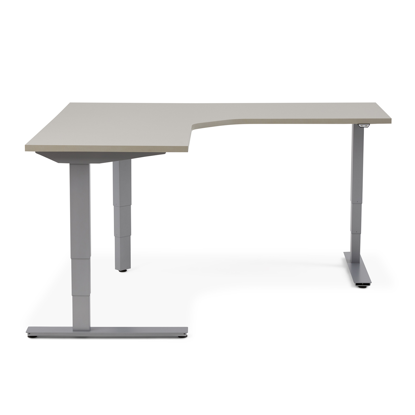 Haworth planes height adjustable shop desk