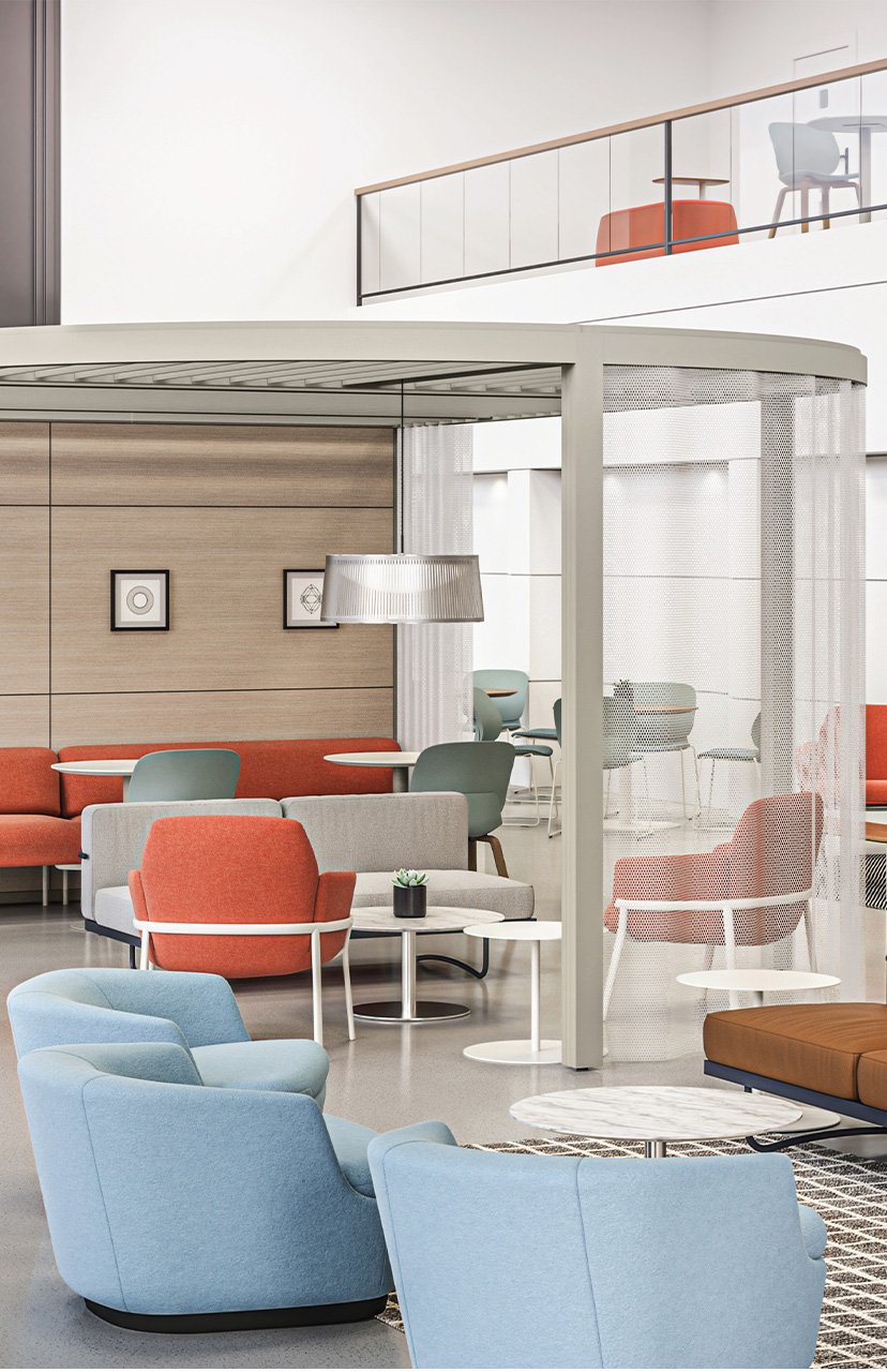 Haworth Poppy chairs in a healthcare sector