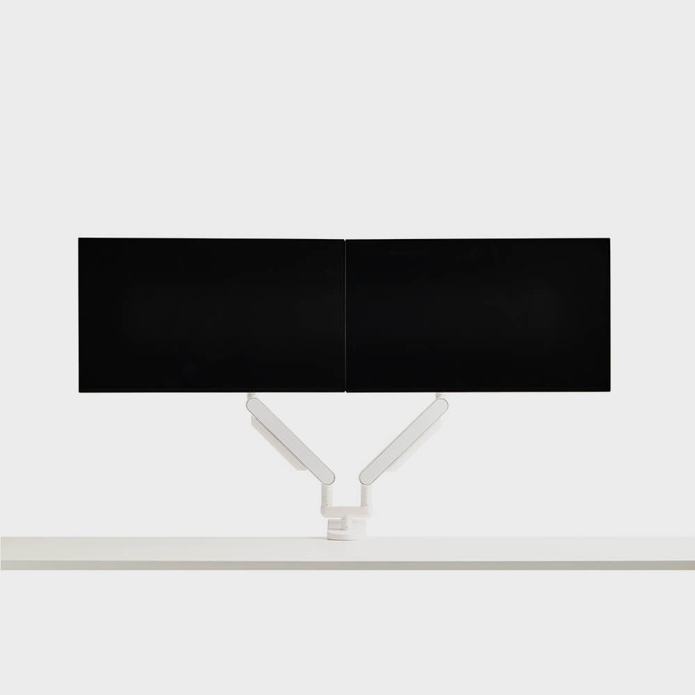 Belong Dual Monitor Arm - Snow (TR-FM)