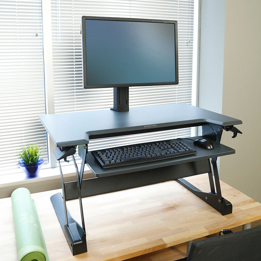 Ergotron WorkFitT/TL Standing Desk Converter Haworth Retail Store