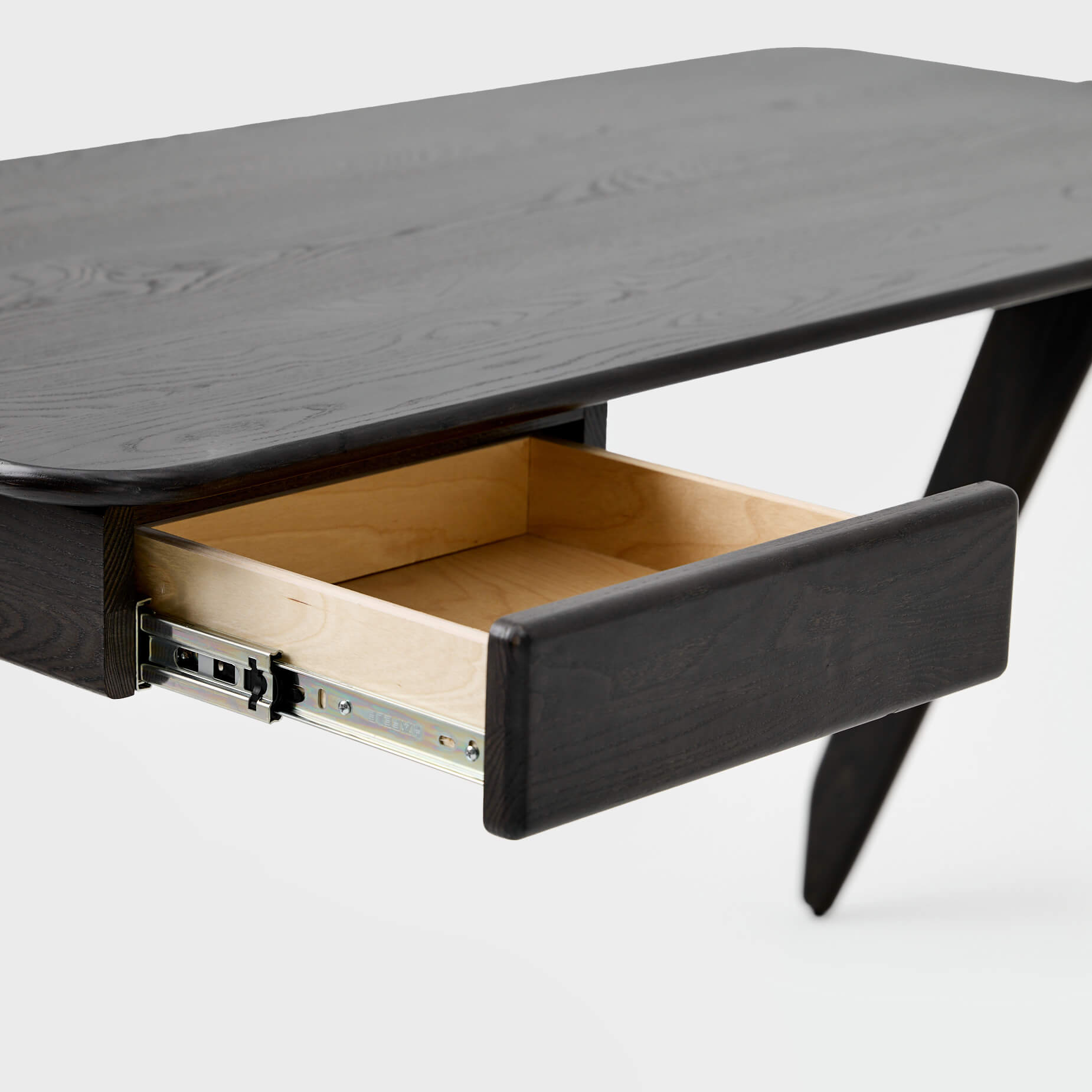 Asher Wood Desk - Charcoal Stain (WD_CS)