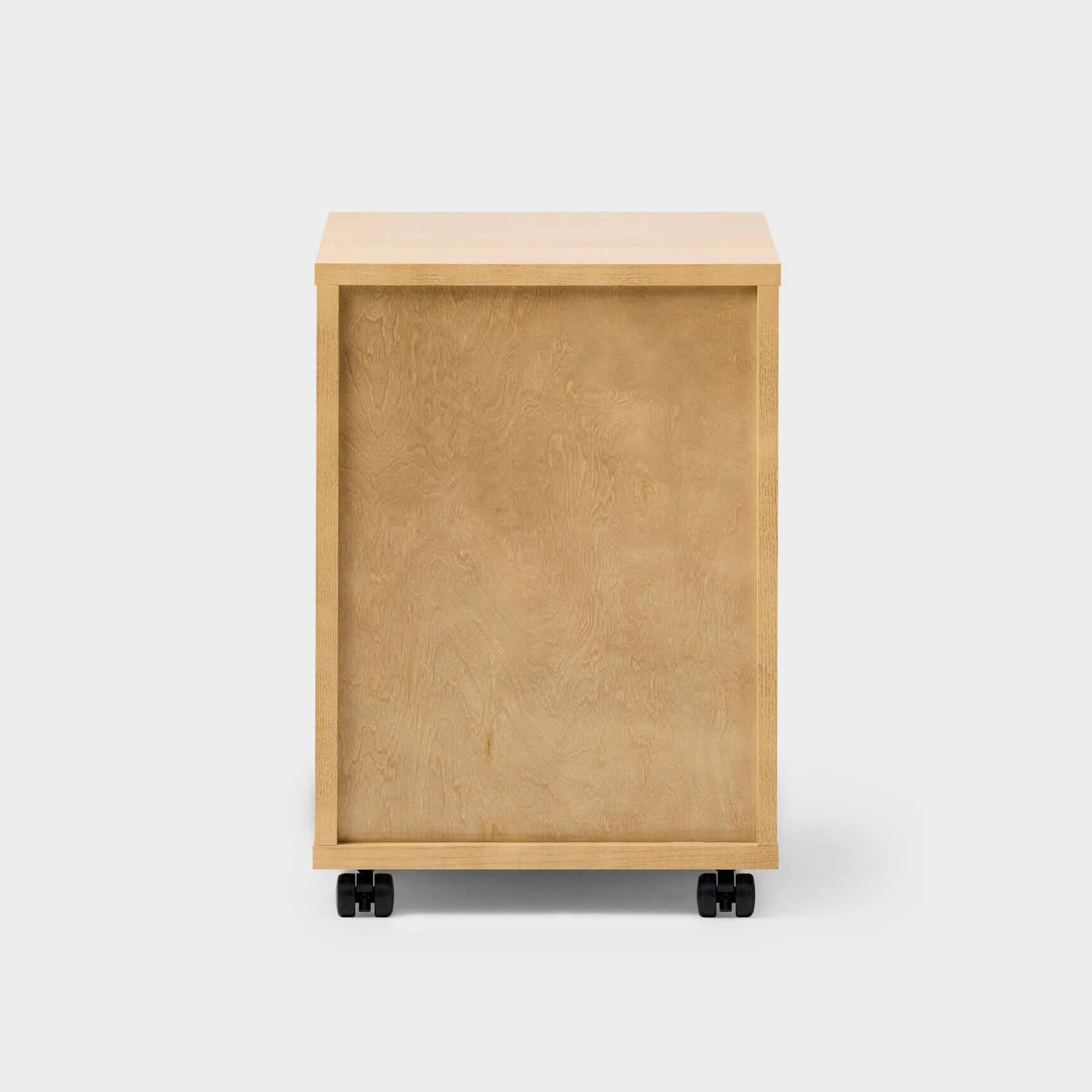 Wood File Cabinet - White Oak Stain (WD_WO)