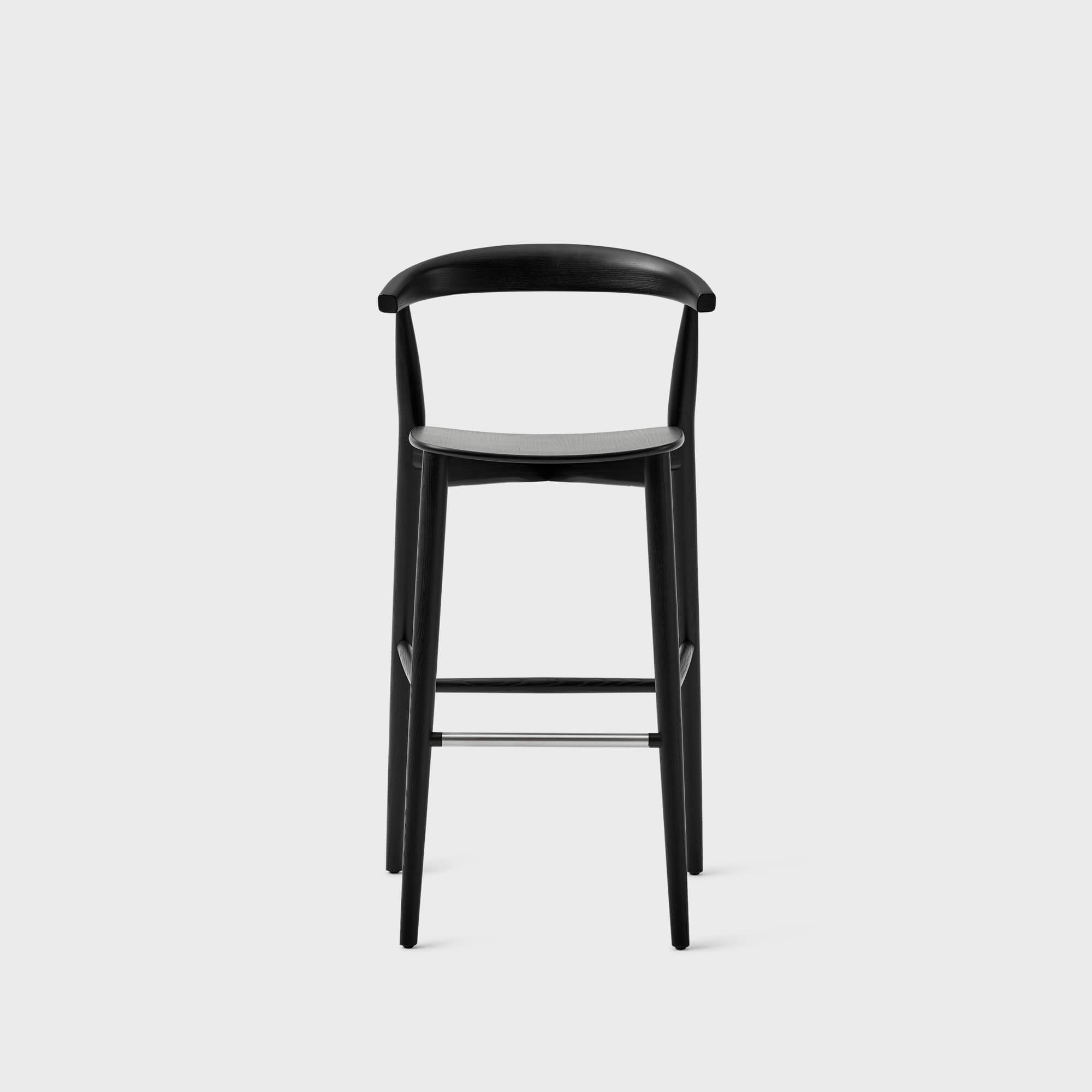 Newood Light Stool - Black Stained Ash (E4-112)