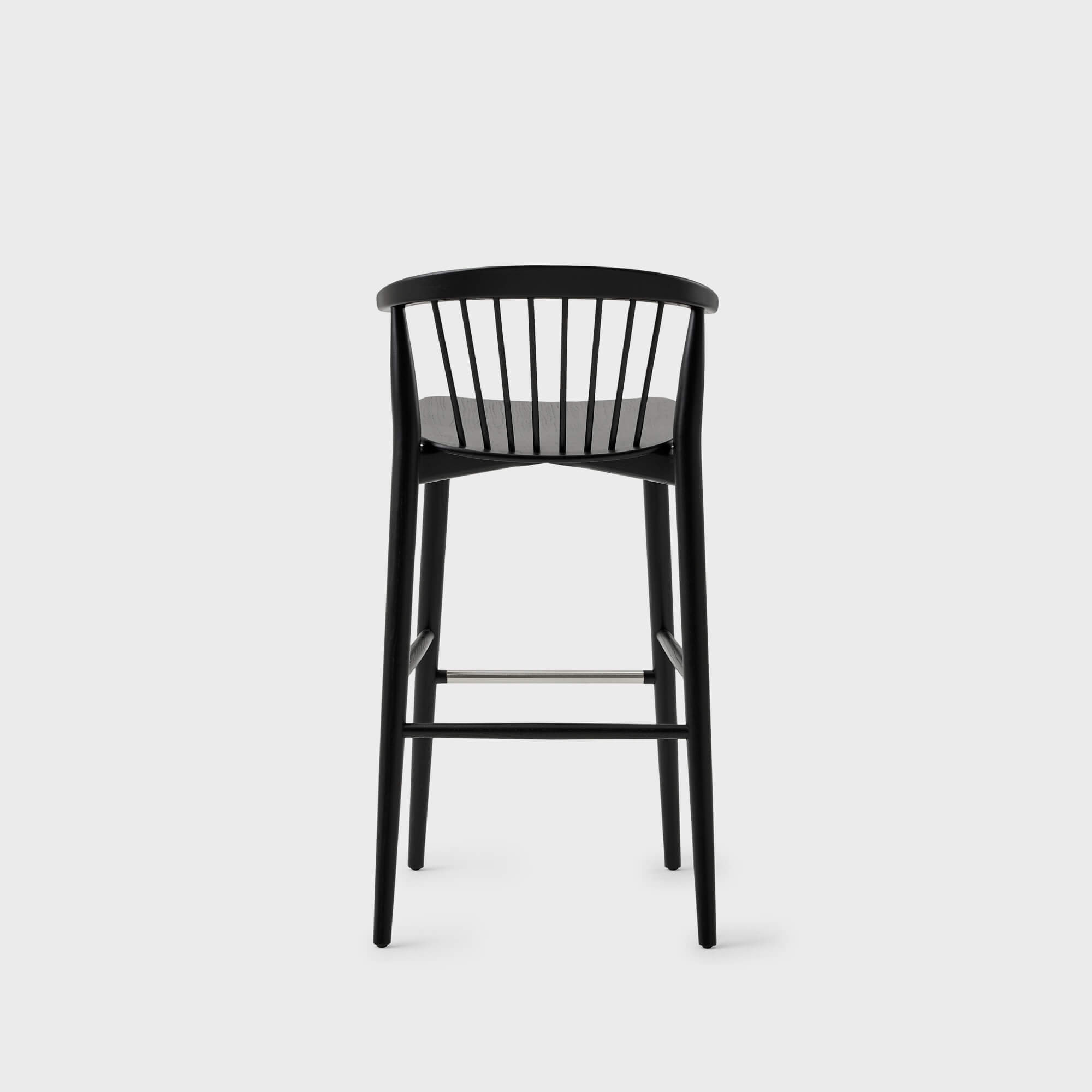 Newood Stool - Black Stained Ash (E4-112)