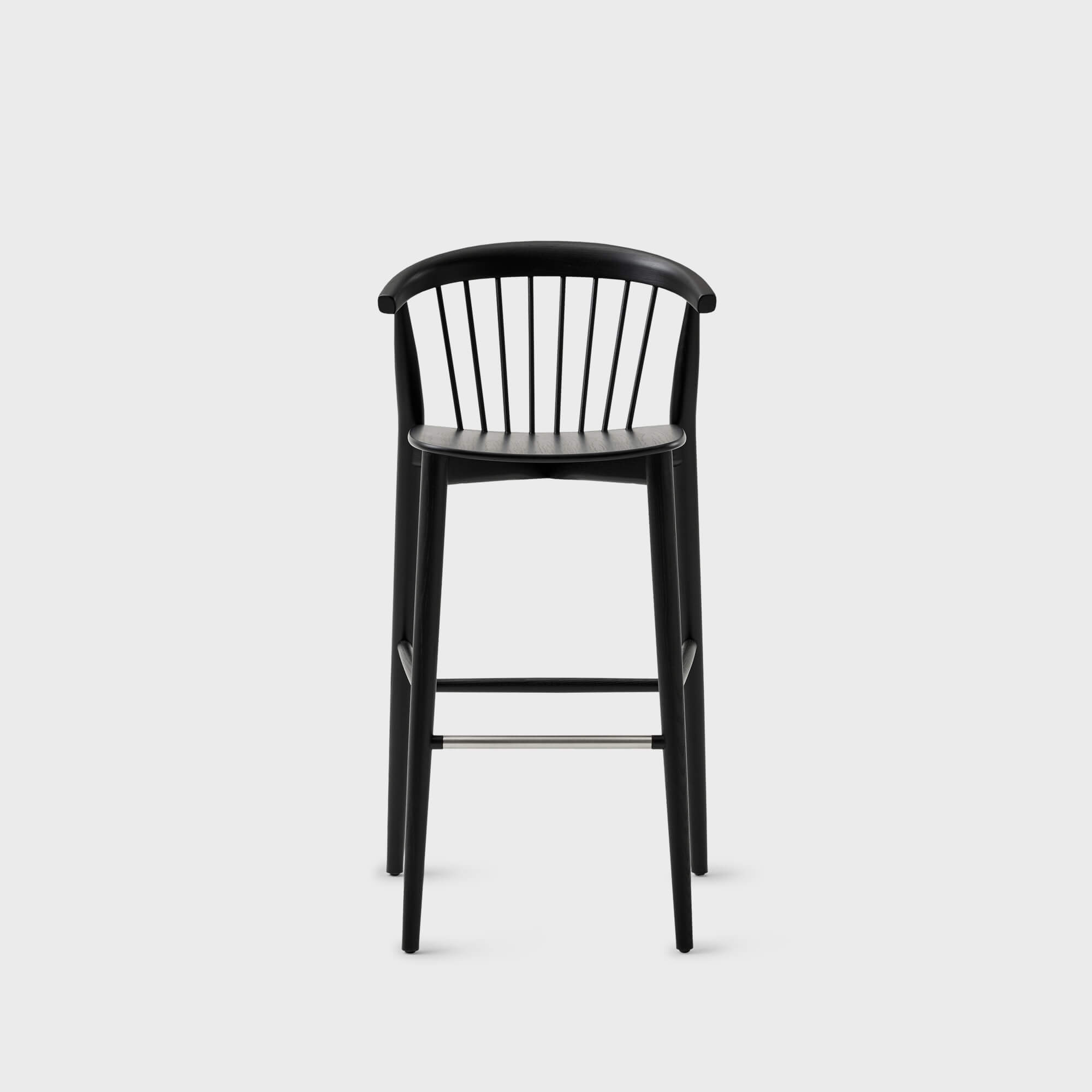 Newood Stool - Black Stained Ash (E4-112)