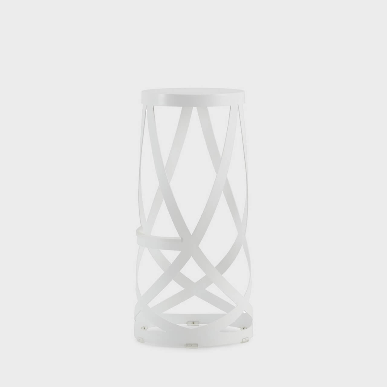 Ribbon Stool - Matte White (6R-1)