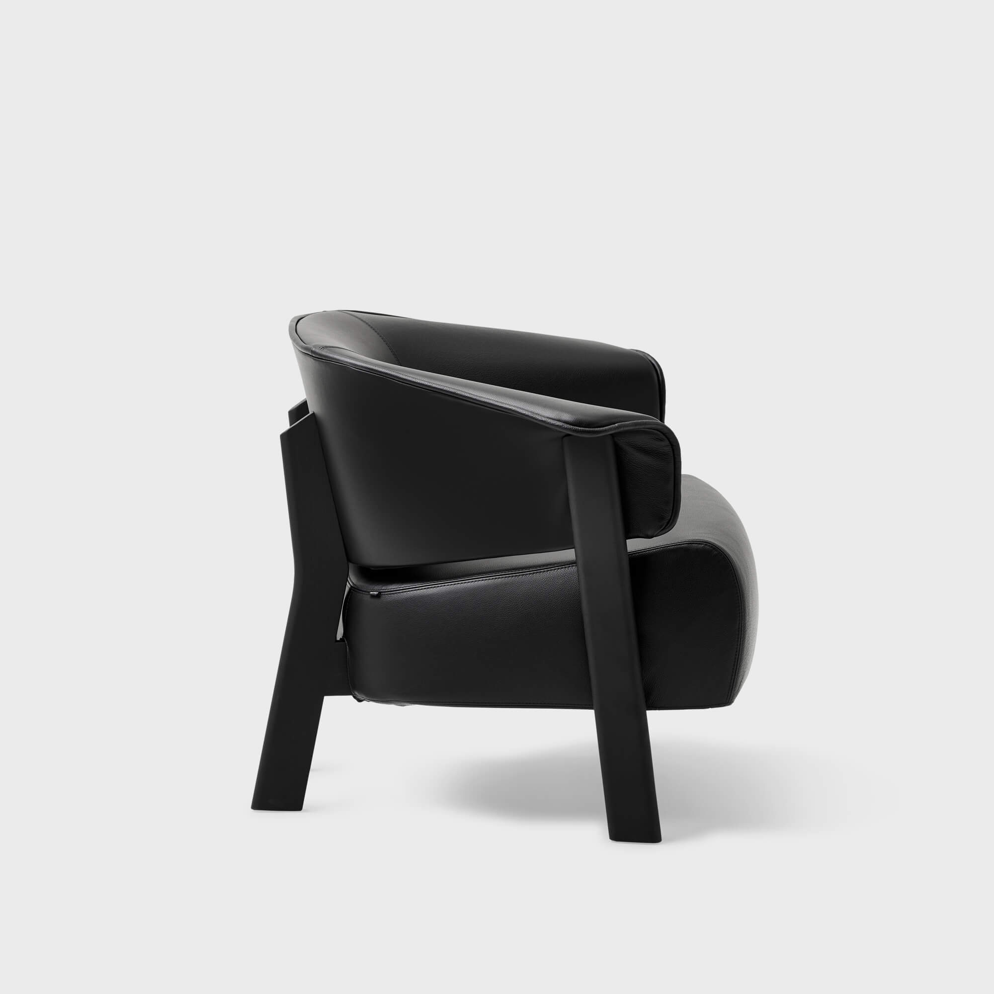 Back-Wing Lounge Chair - Graphite (ES-606)