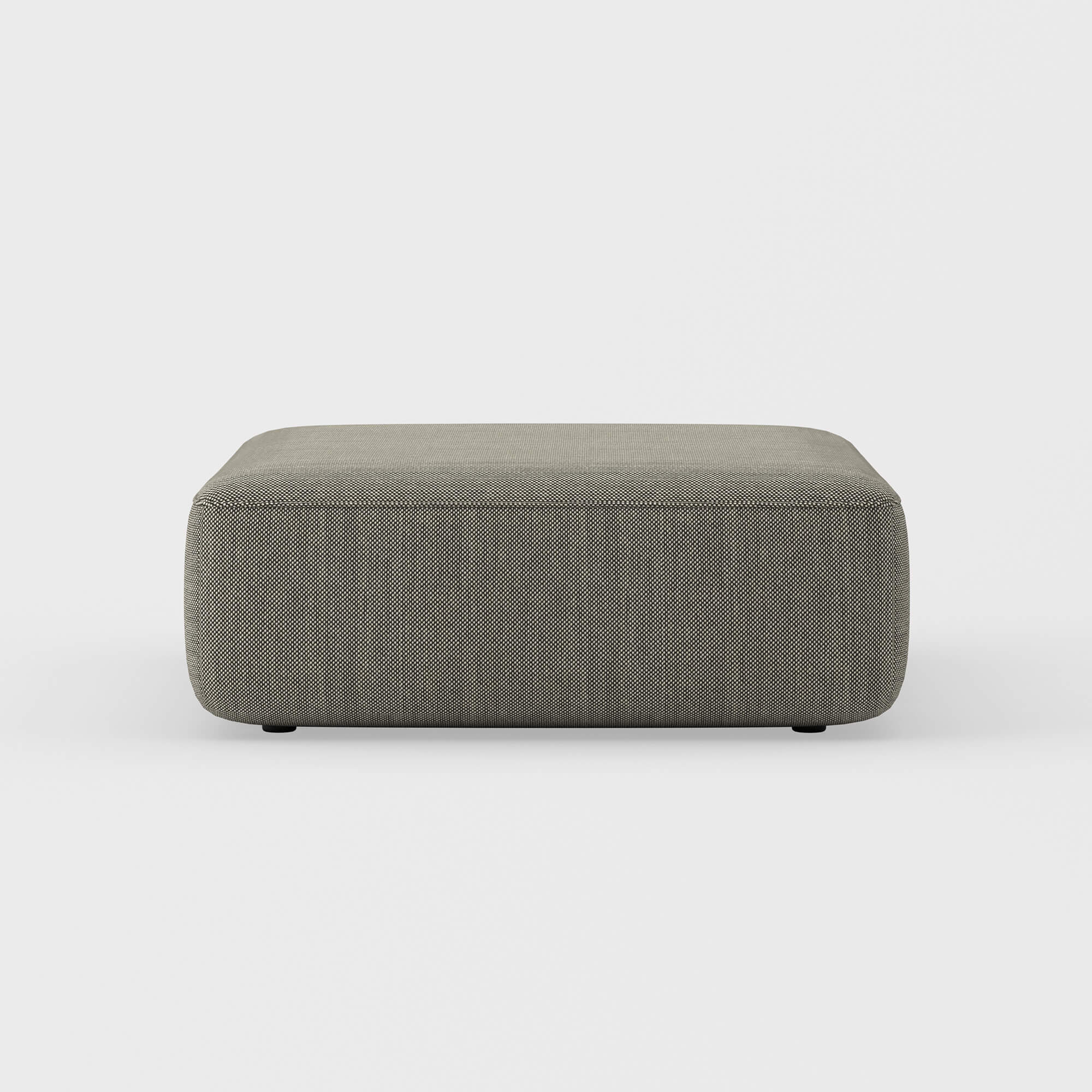 Pebble Ottoman - Large / Hard / Pebble (SY-124)