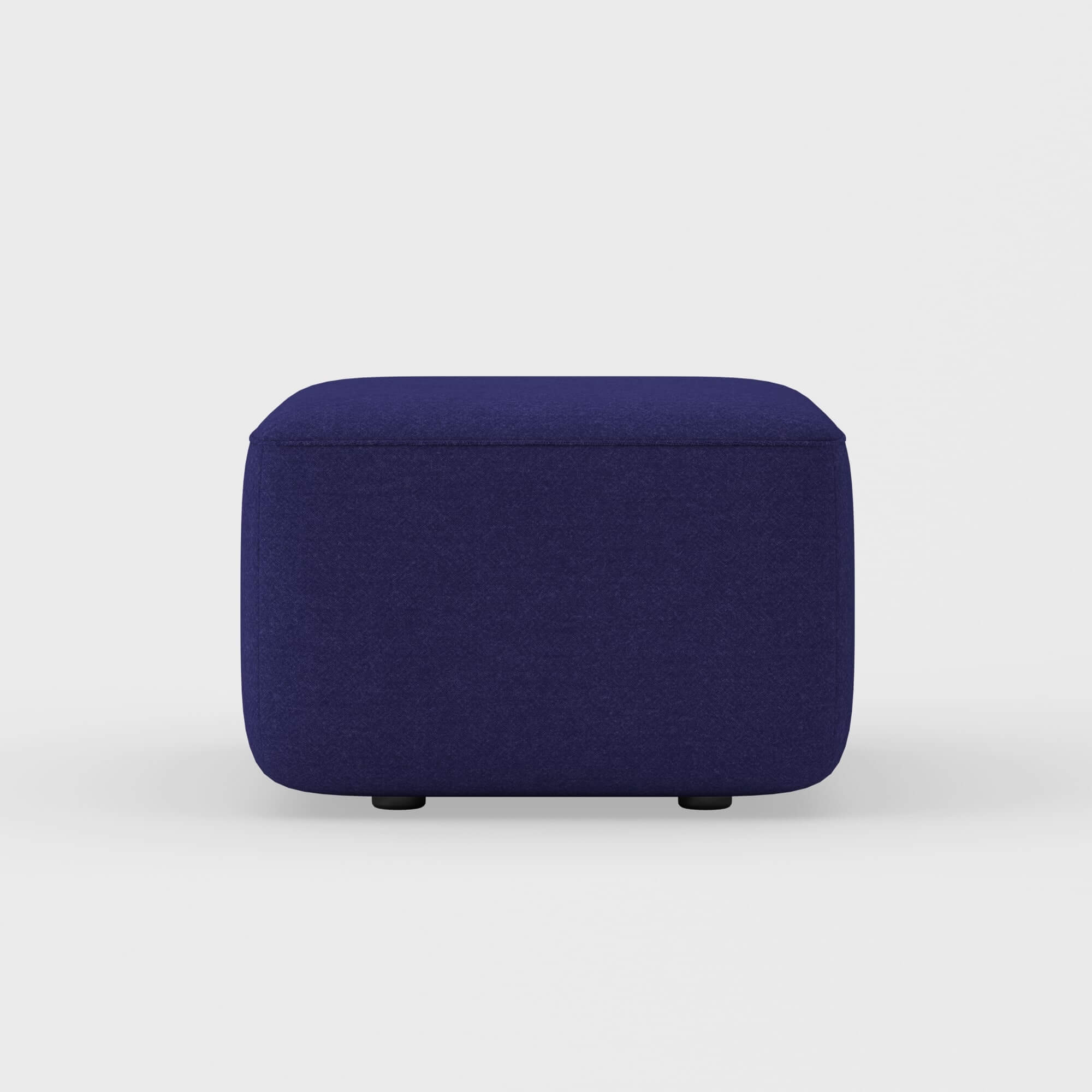 Pebble Ottoman - Small / Soft / Lapis (S7-N)