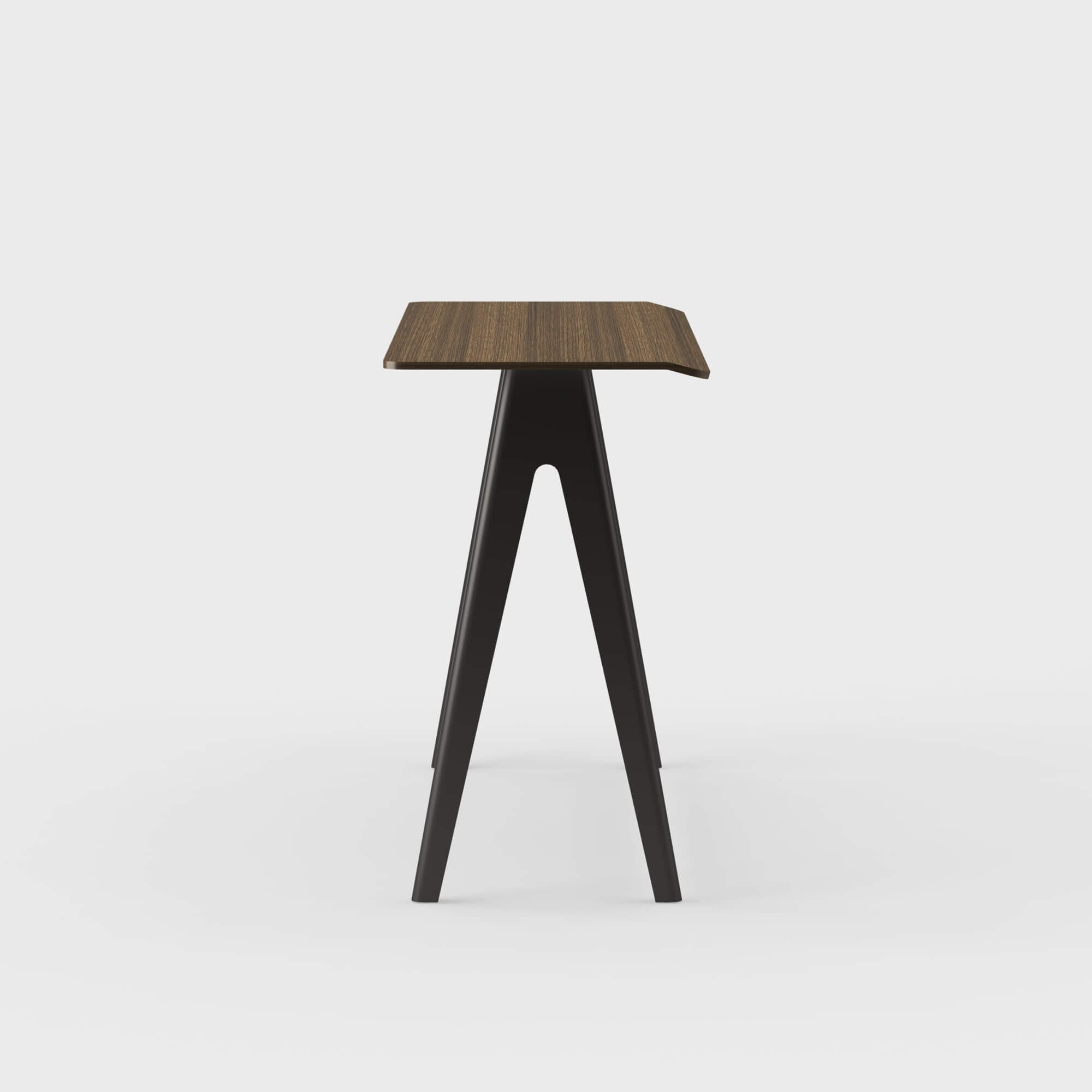 Immerse Ledge Table - Neo Walnut (H-KL) / Black (TR-K)