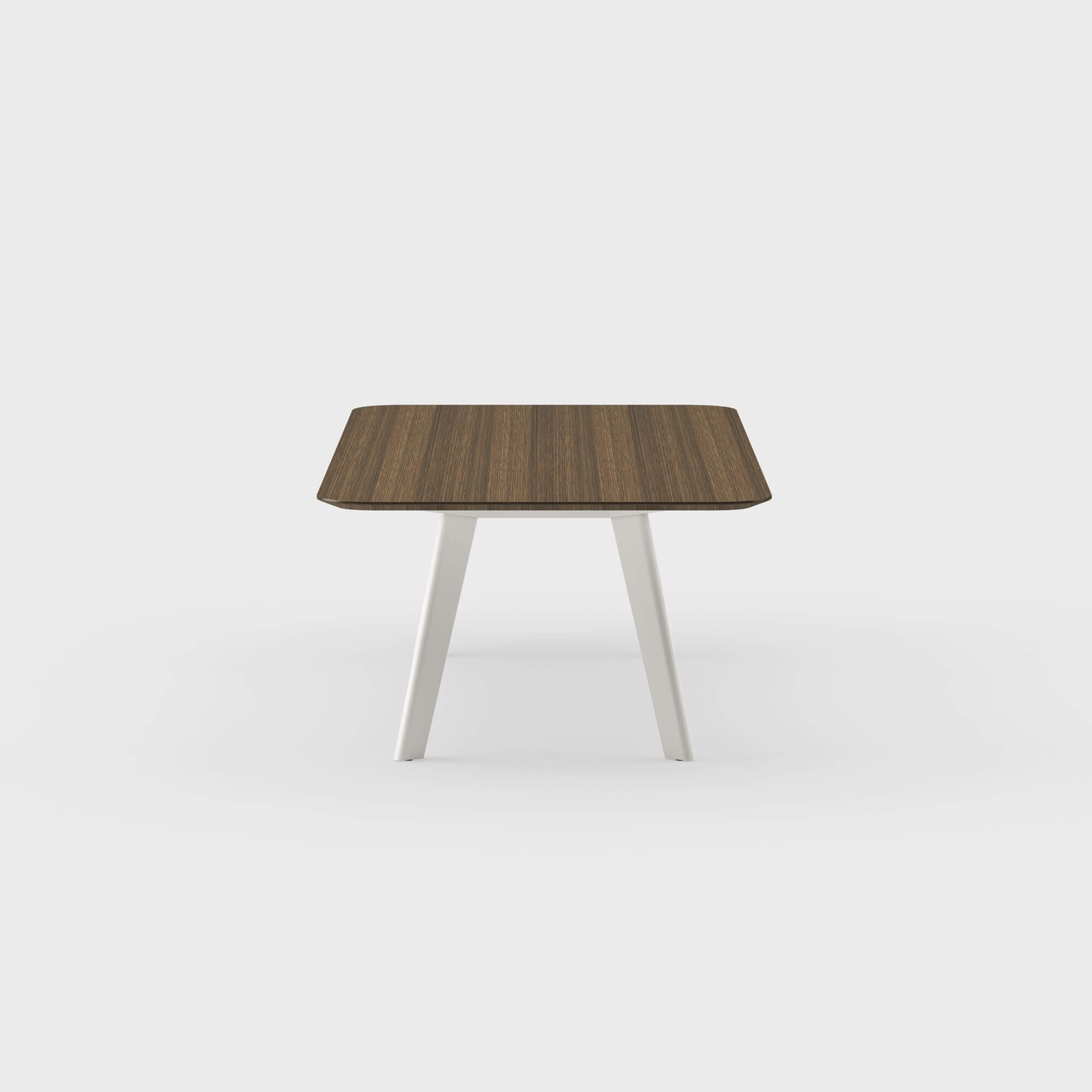 Immerse Rectangle Table - 48 x 96 / Neo Walnut (H-KL) / Smooth Plaster (TR-PLS)