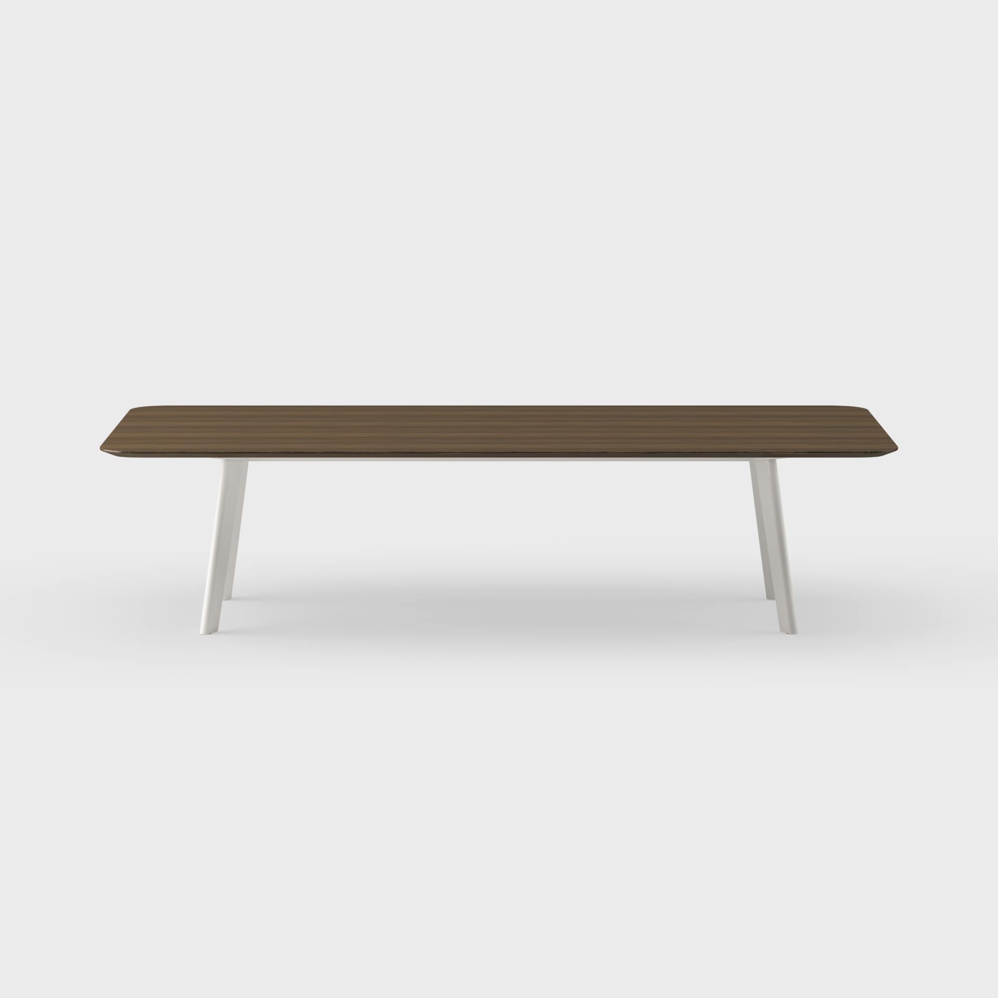 Immerse Rectangle Table - 60 x 120 / Neo Walnut (H-KL) / Smooth Plaster (TR-PLS)