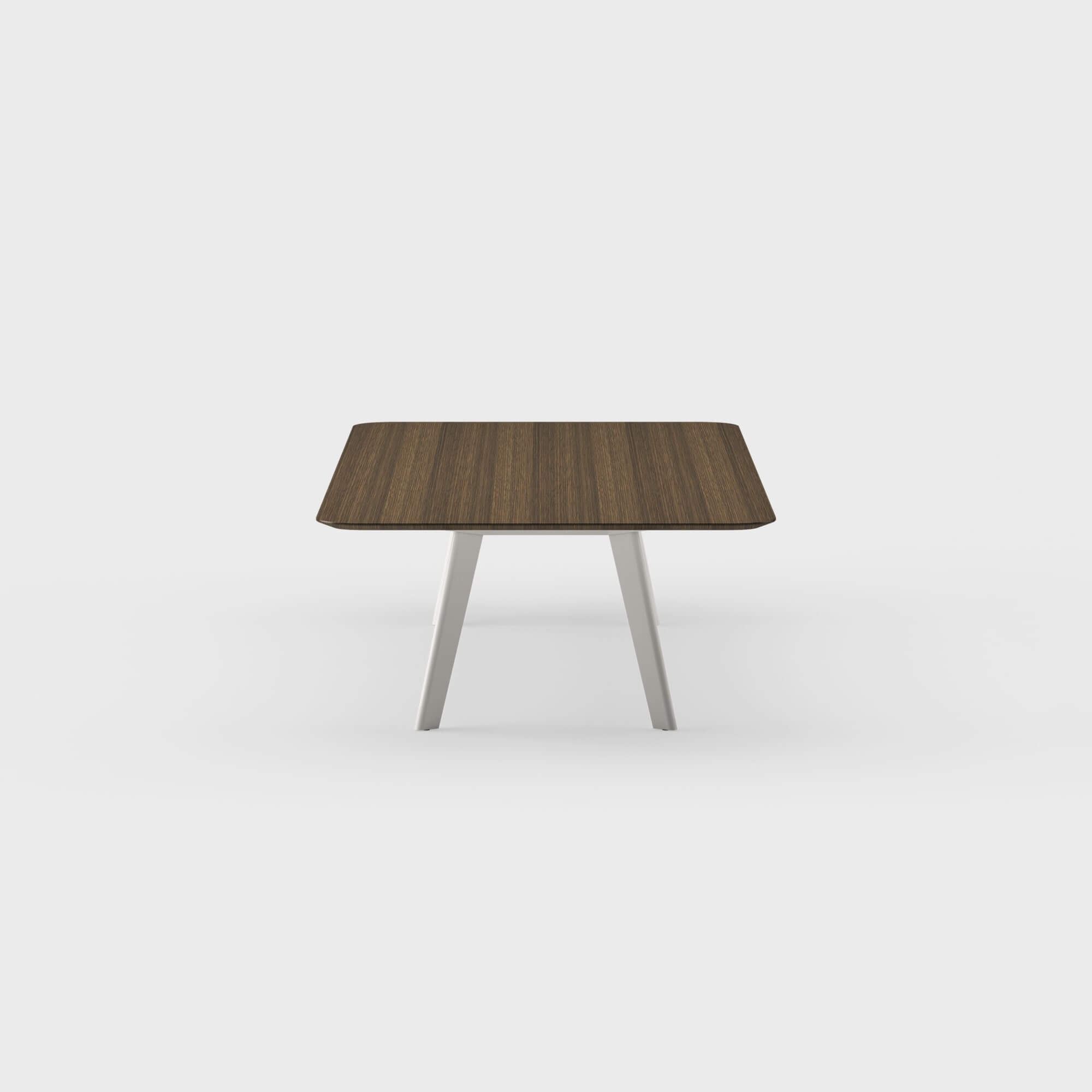 Immerse Rectangle Table - 60 x 120 / Neo Walnut (H-KL) / Smooth Plaster (TR-PLS)