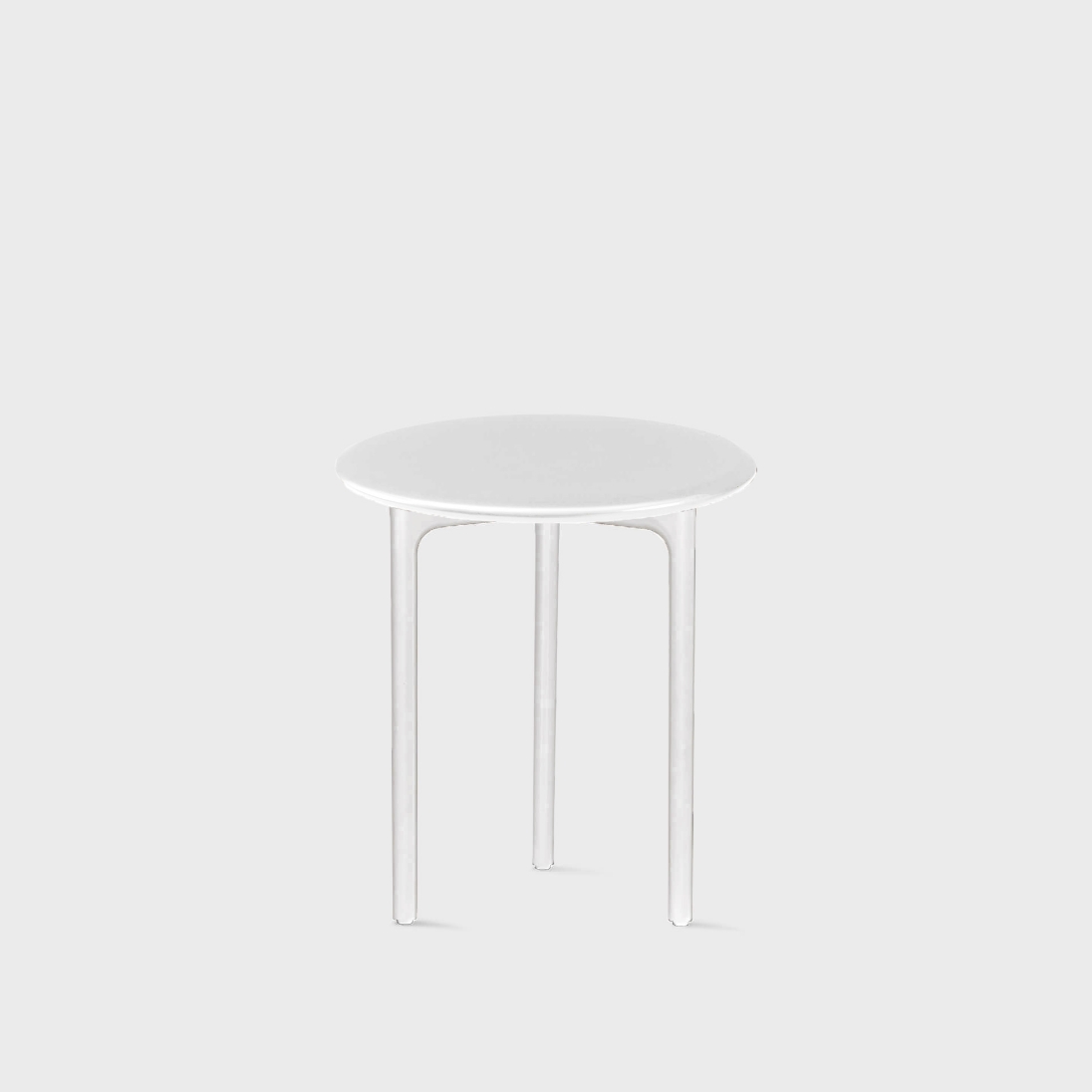 Sprig Side Table - Tall / Polar (PW-PL) / Smooth Plaster (TR-PLS)