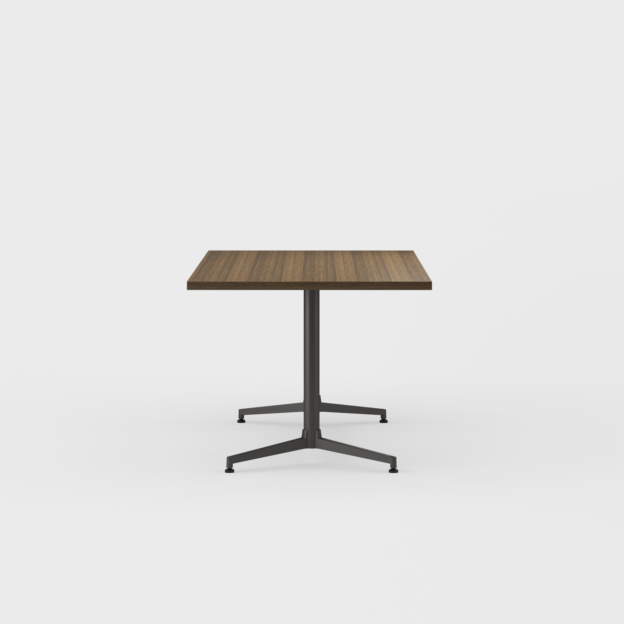 Jive Bridge Base Conference Table - 36x72 / Neo Walnut (H-KL) / Charcoal (TR-K)