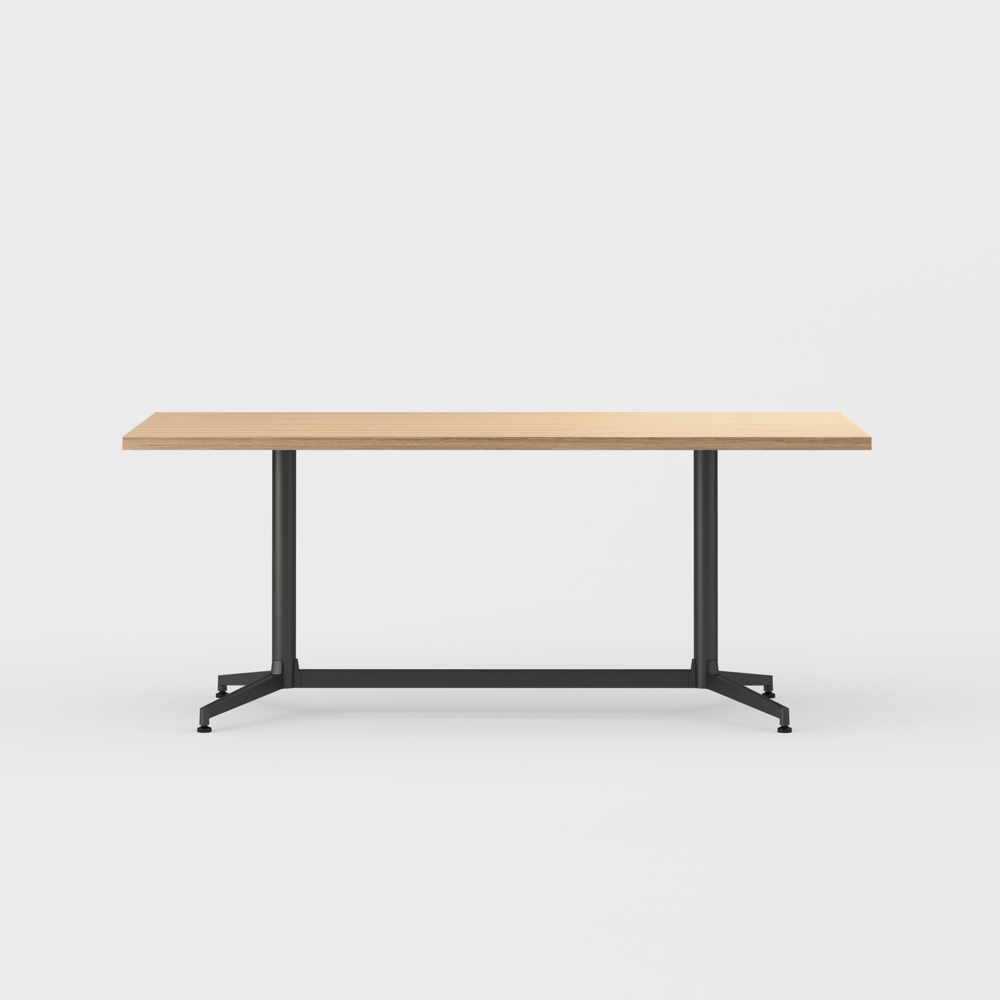 Jive Bridge Base Conference Table - 36x72 / Landmark (H-KM) / Charcoal (TR-K)