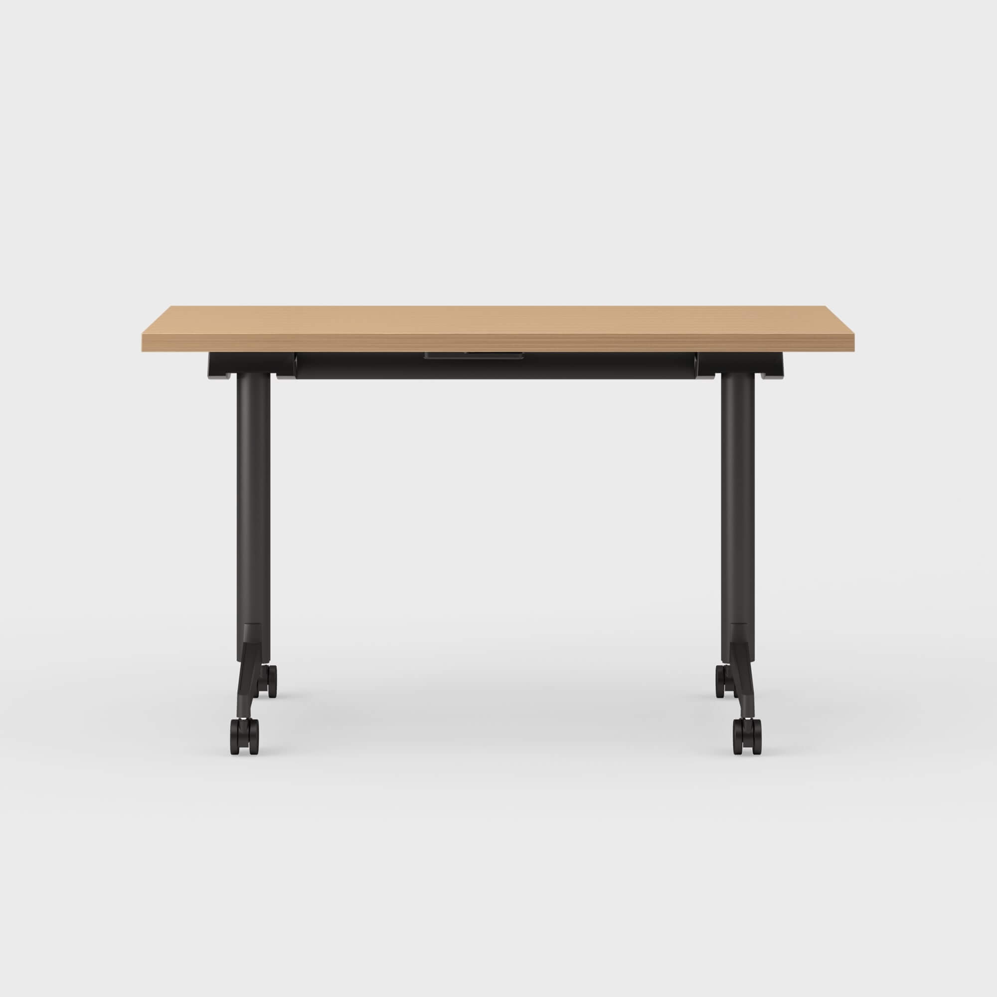 Jive T-Base Flip Table - 24x48 / Landmark (H-KM) / Charcoal (TR-K)