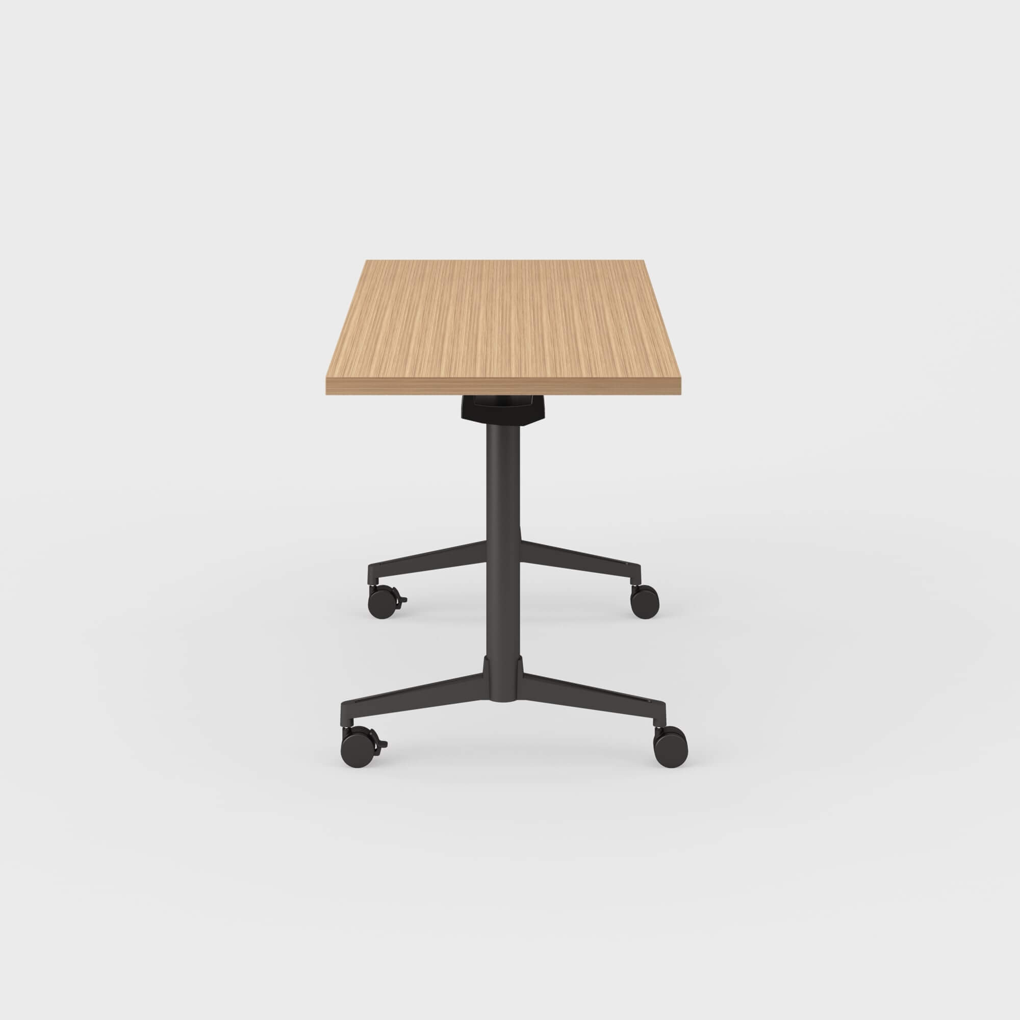 Jive T-Base Flip Table - 24x48 / Landmark (H-KM) / Charcoal (TR-K)