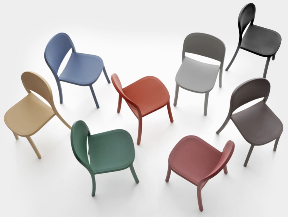 1 Inch Reclaimed- Stacking Chair