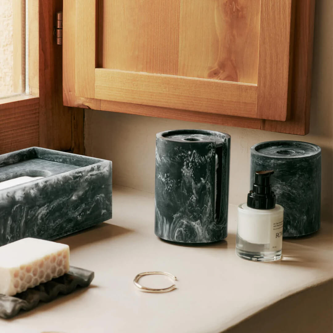 Mist Tissue Box - Charcoal (FRL-CH)