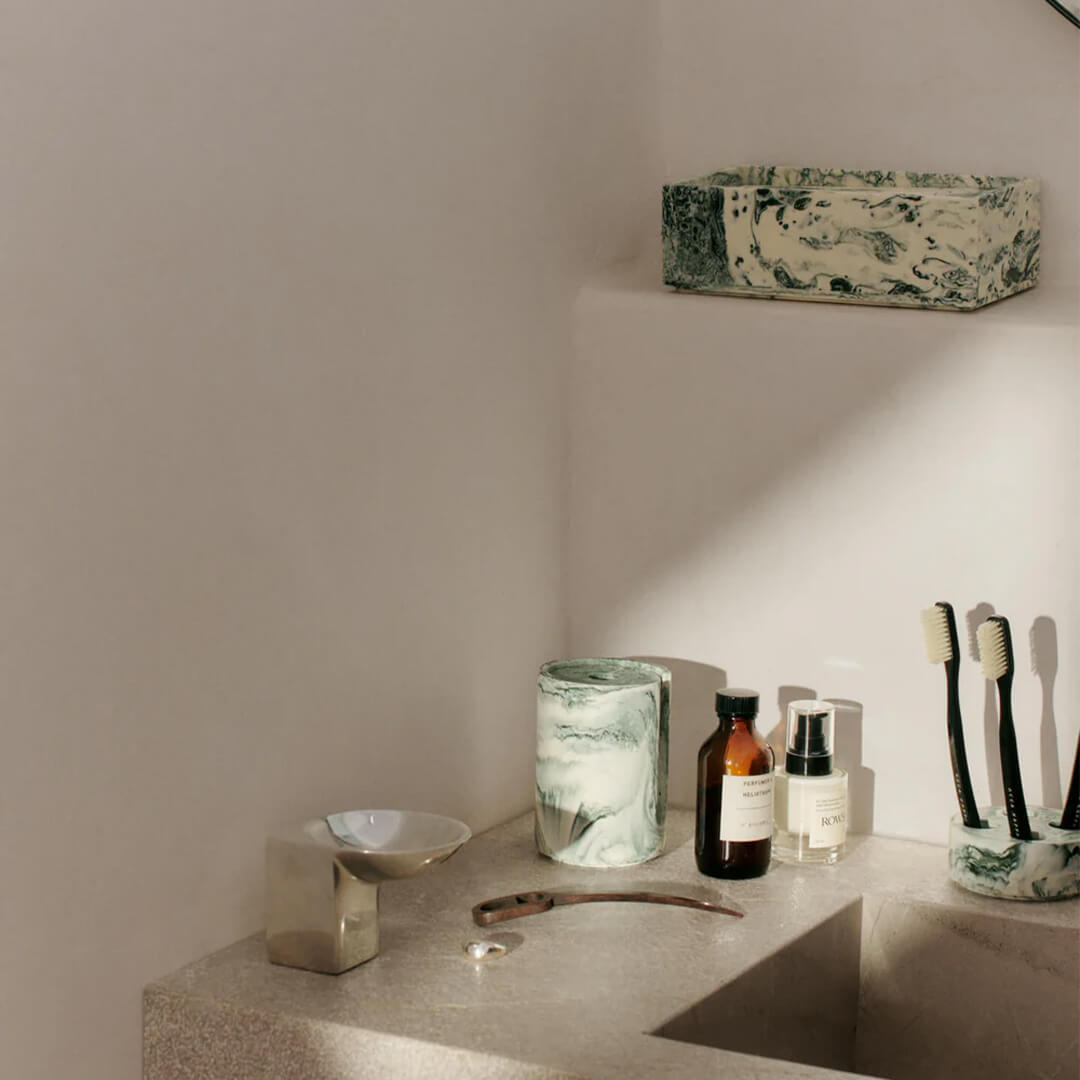Mist Tissue Box - Charcoal (FRL-CH)