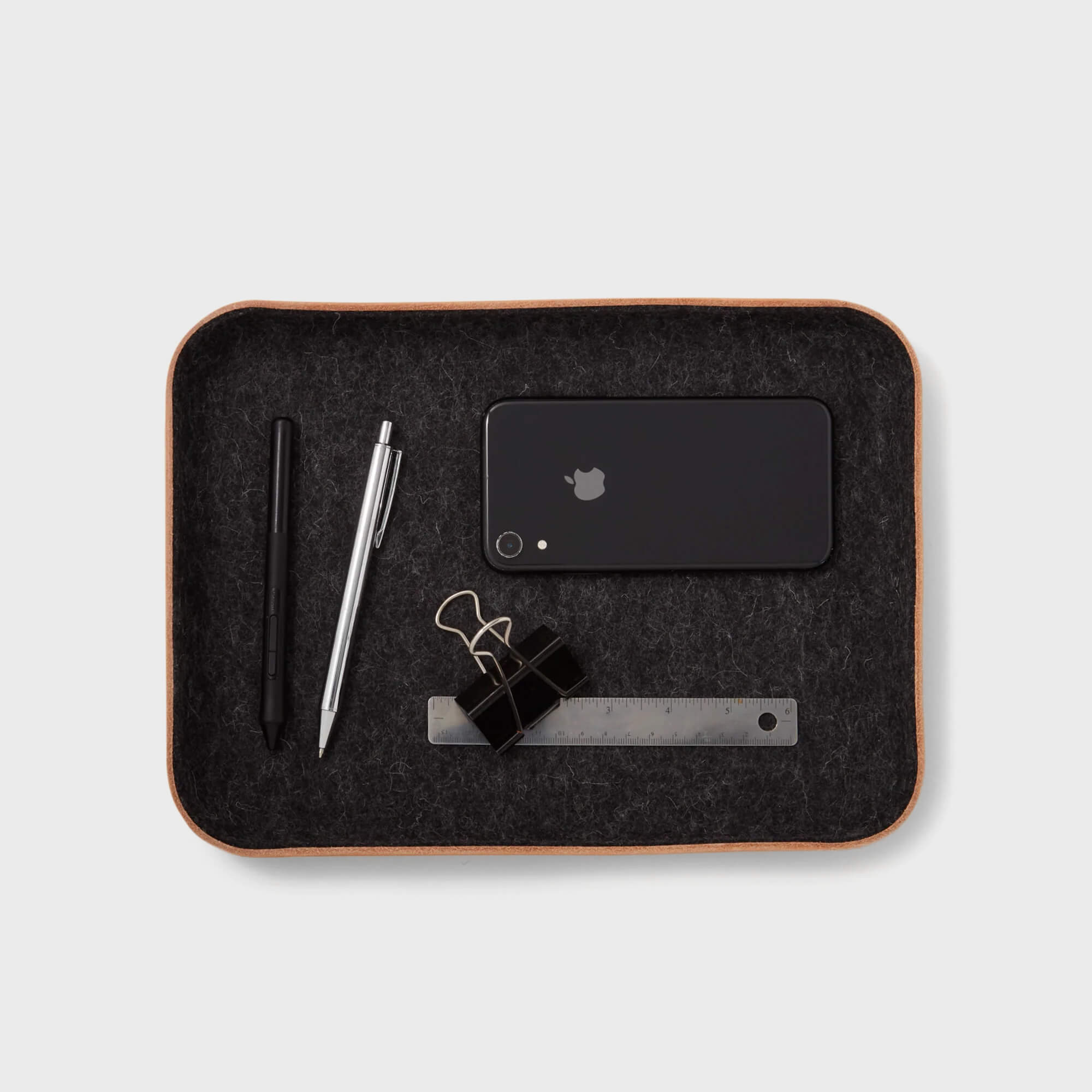Kawabon Merino Wool Tray - Charcoal (GL_CH) / Large
