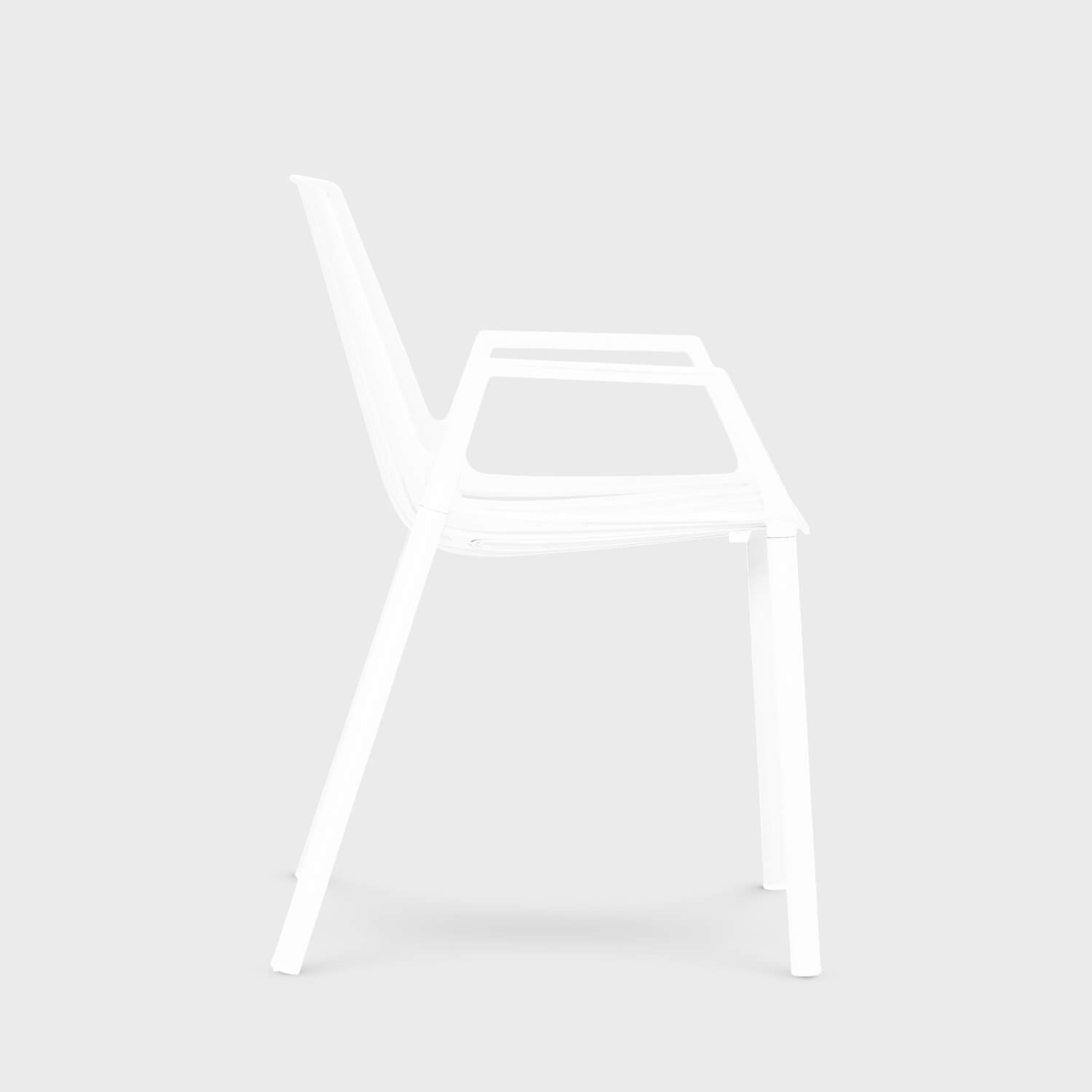 Rion Chair - White (J_WT) / Armchair