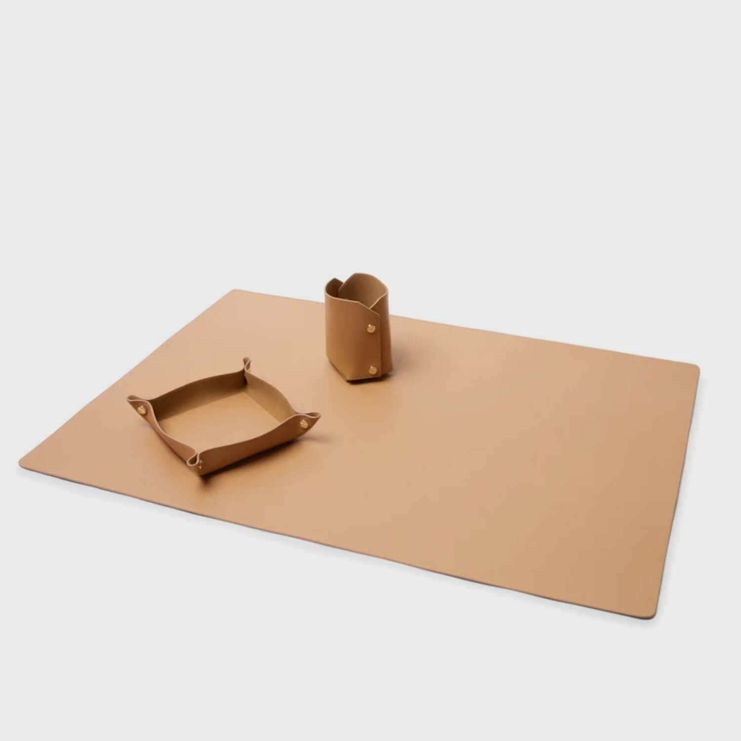 Modern Desk Set - Tan (L_359)