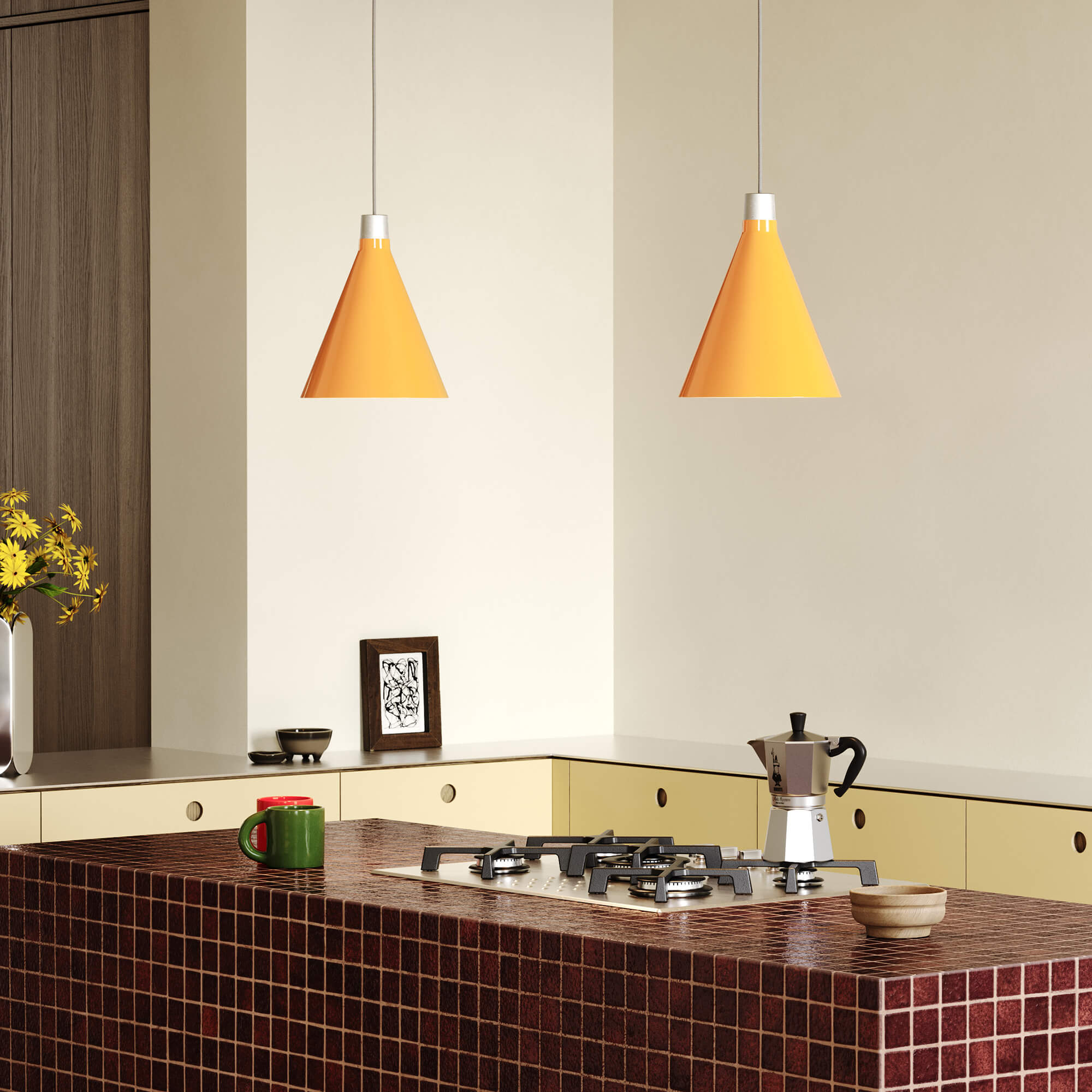 Bower Pendant - Small / Yellow (TL_BY)