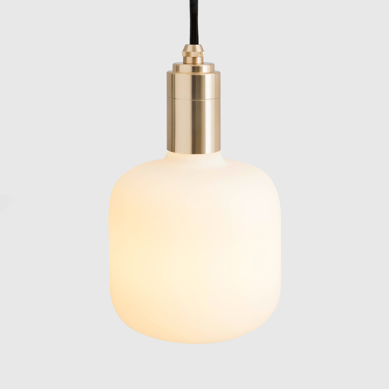 Frosted Plug-in Pendant - Brass (TL_BRAS) / Oblo