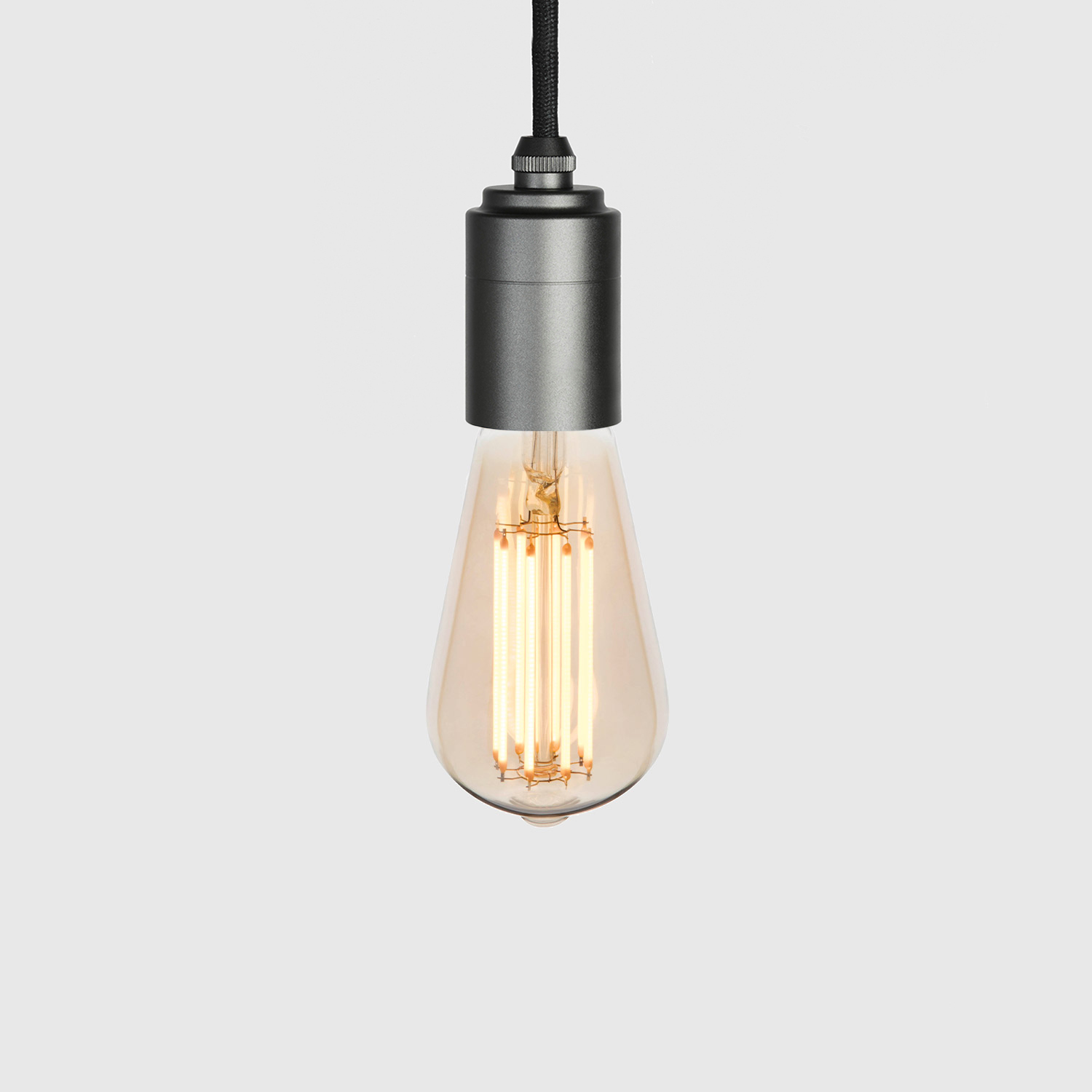 Clear Plug-in Pendant - Graphite (TL_GRAP) / Squirrel Cage