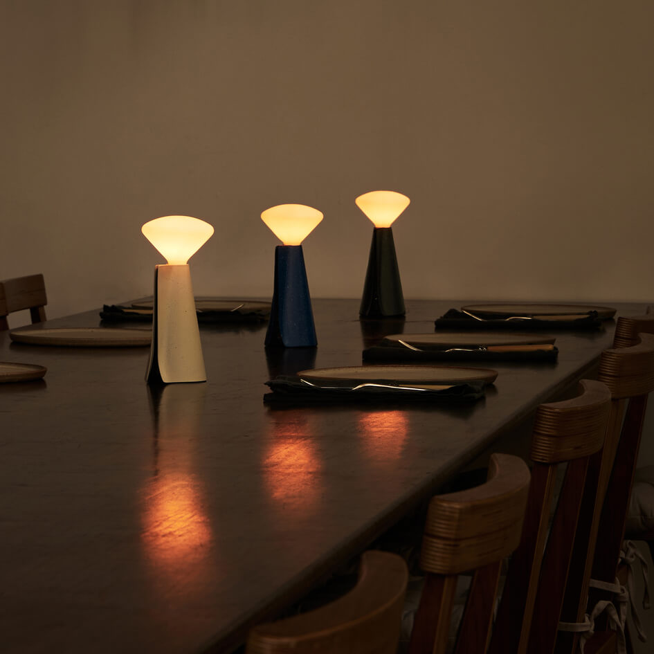 Mantle Portable Lamp - Stone (TL_STN)