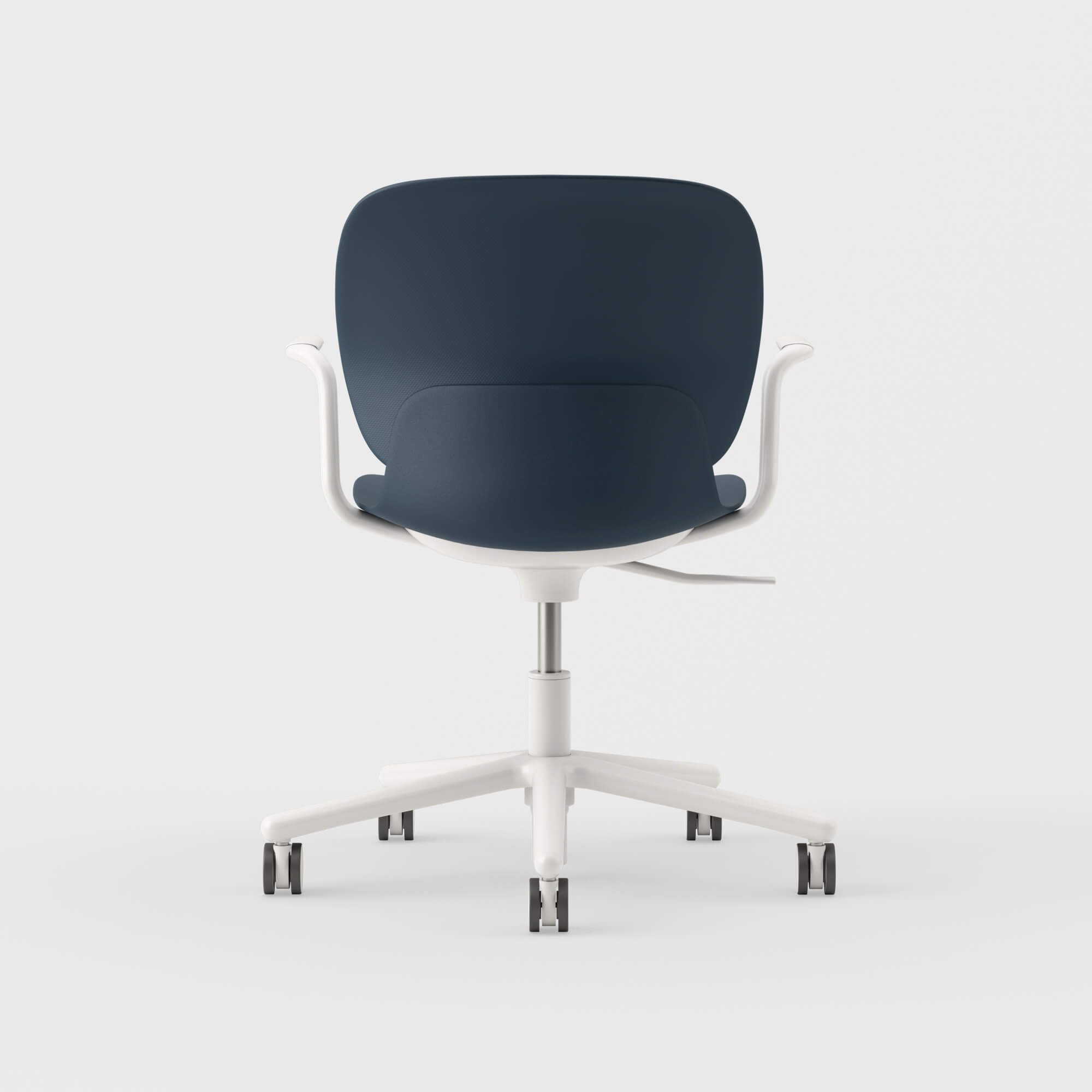 Maari Chair with 5-Star Base - Indigo (TR-1V) / Smooth Plaster (TR-PLS)